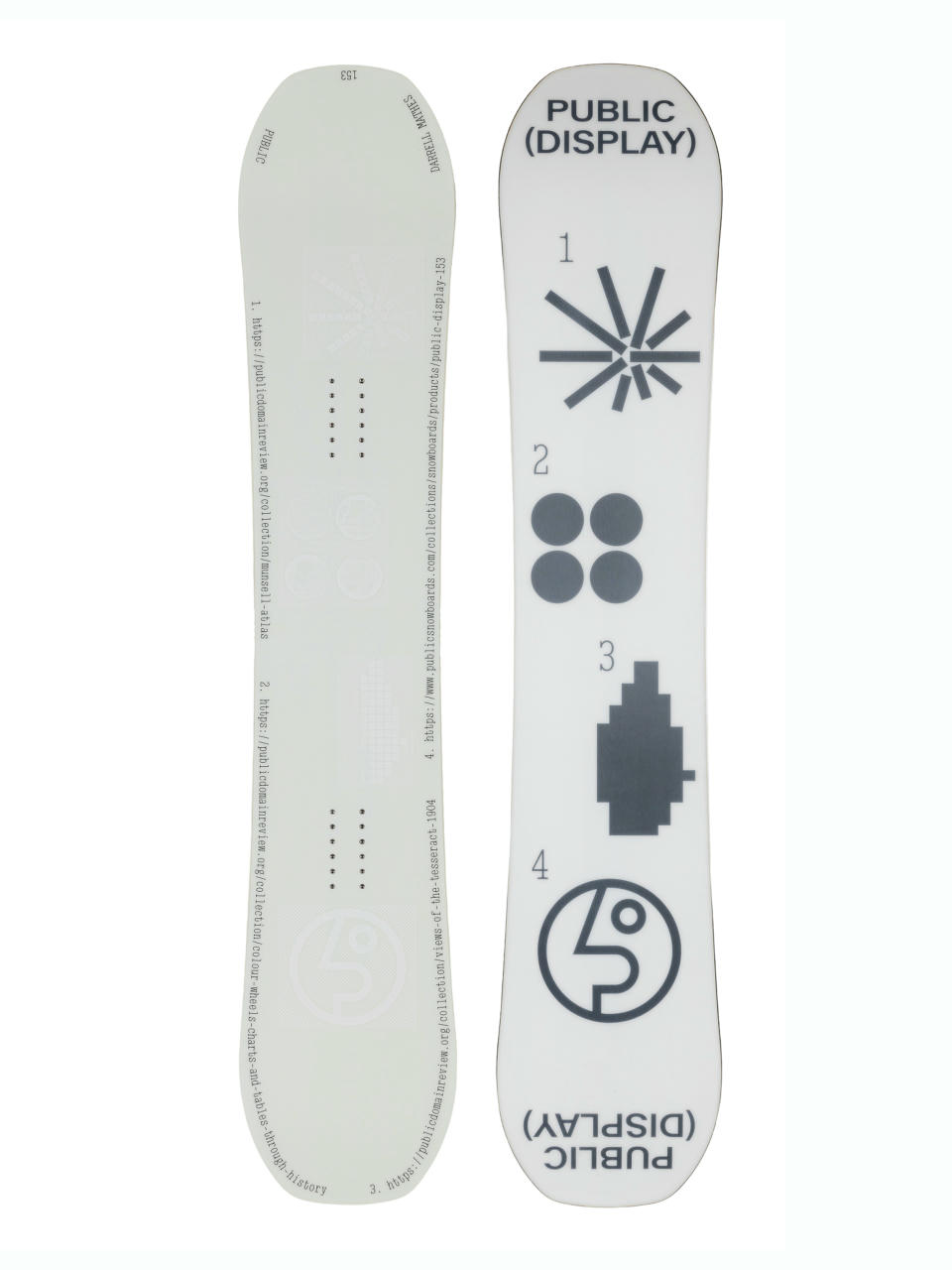 Pánska Snowboard Public Display (white/black)