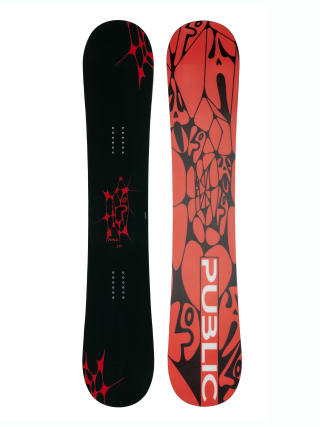 Snowboard Public General (red/black)