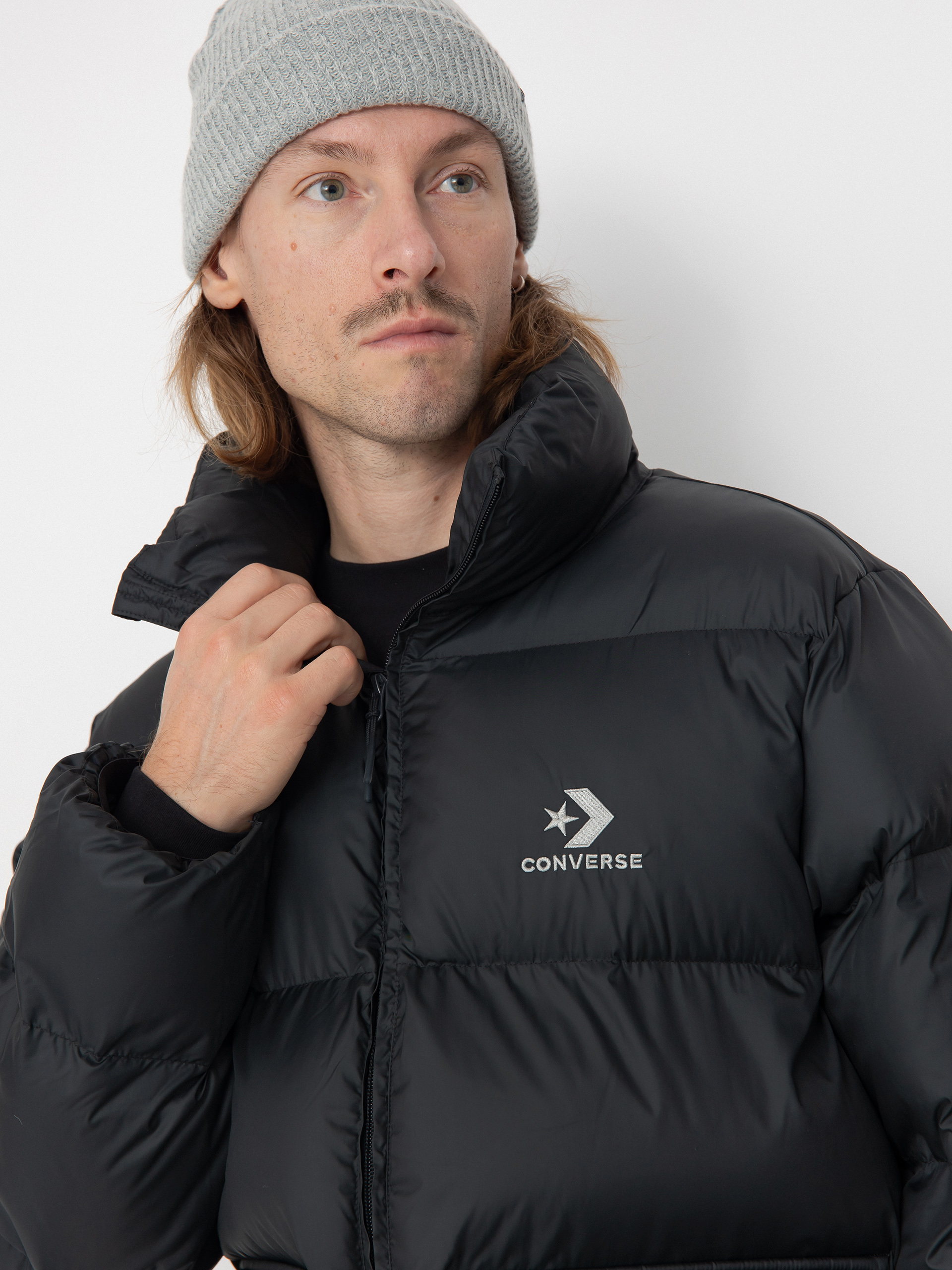 Bunda Converse Patch Pocket Puffer (converse black)