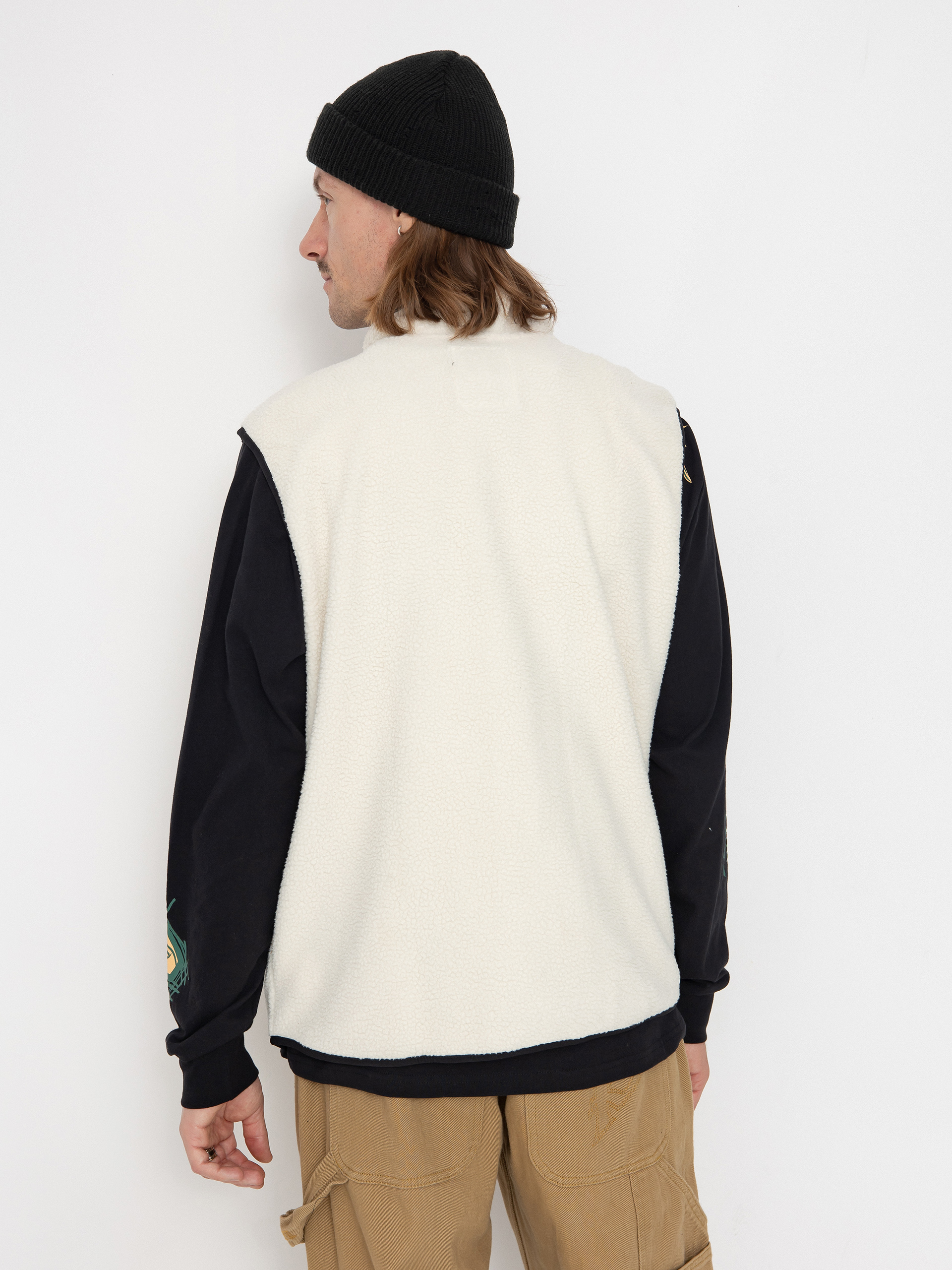 Pánsky Flísová mikina Columbia Helvetia II Vest (chalk)