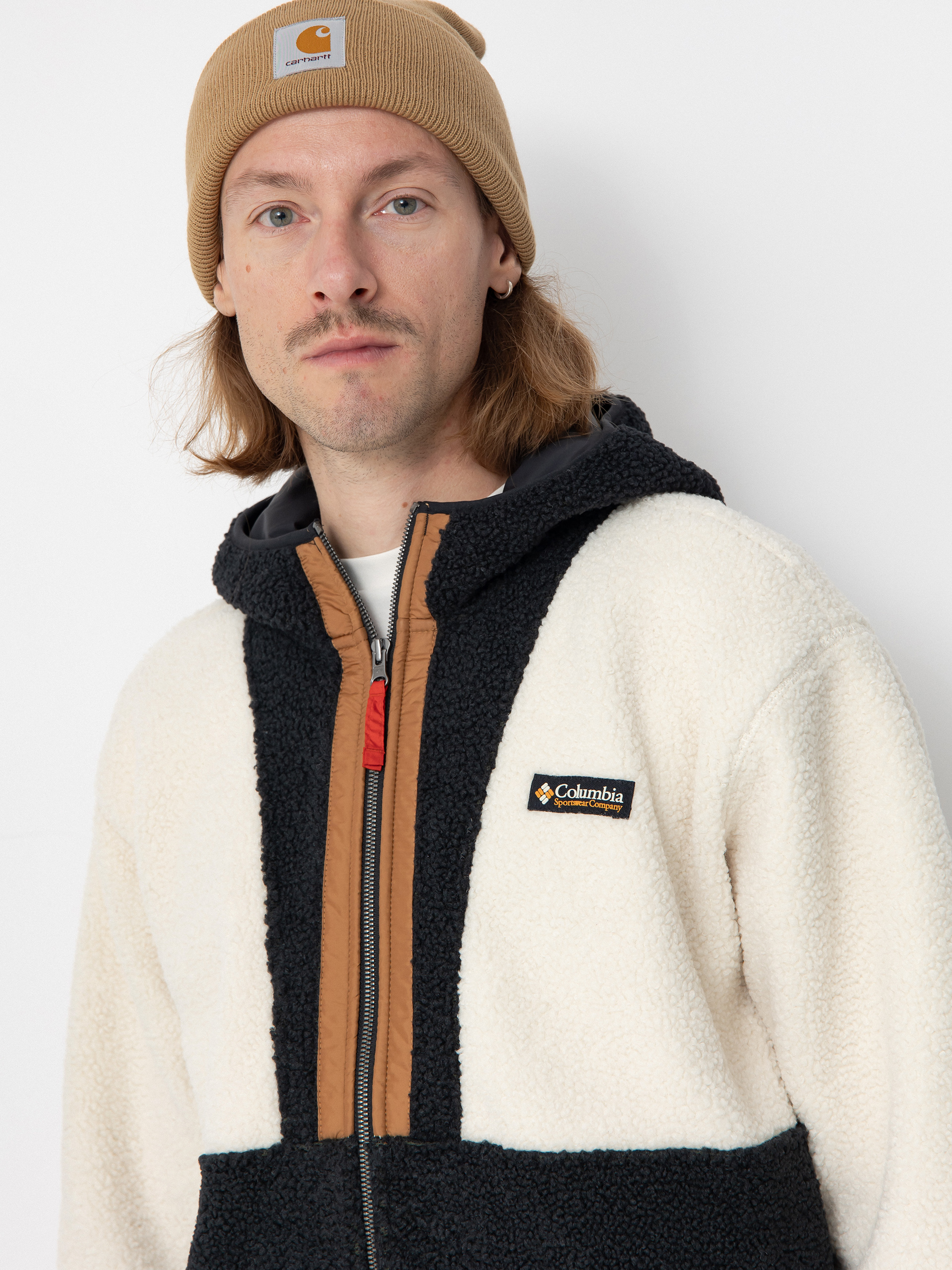 Pánsky Flísová mikina Columbia Backbowl II Remastered ZHD (chalk black)