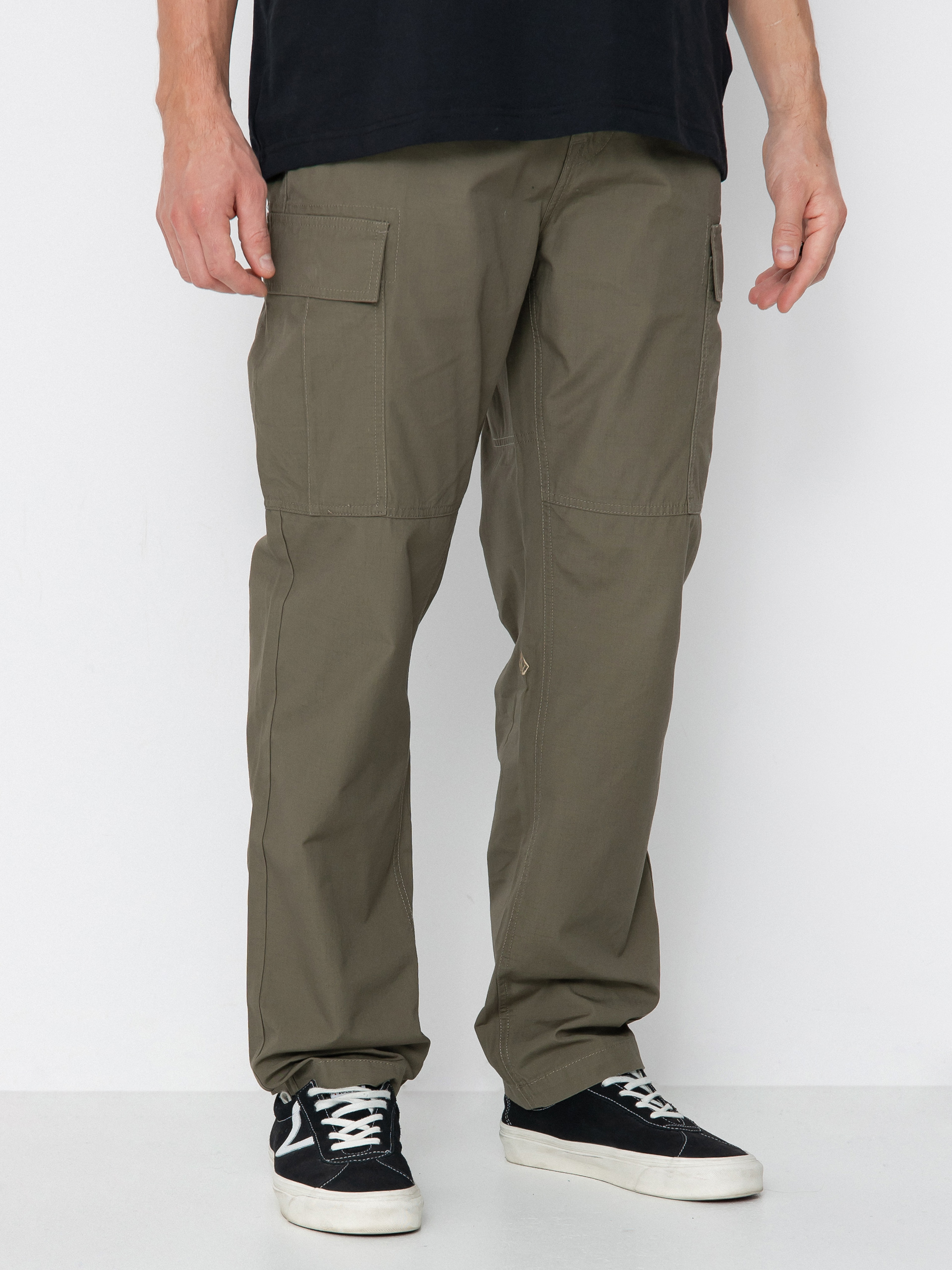 Nohavice Volcom Strange Tripper Tapered Cargo (wintermoss)