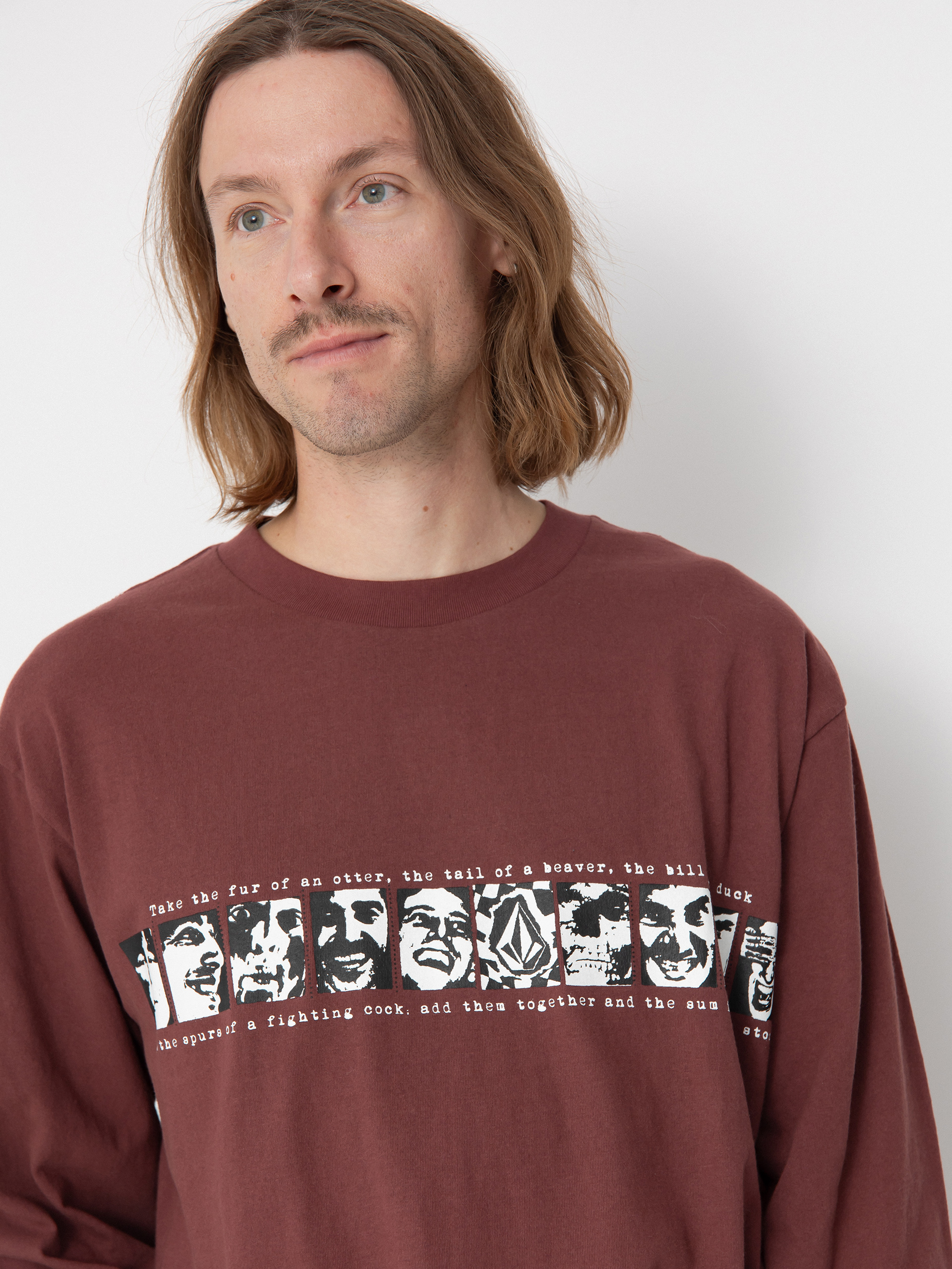 Triko Volcom Skate Vitals Remy Lst 2 (merlot)