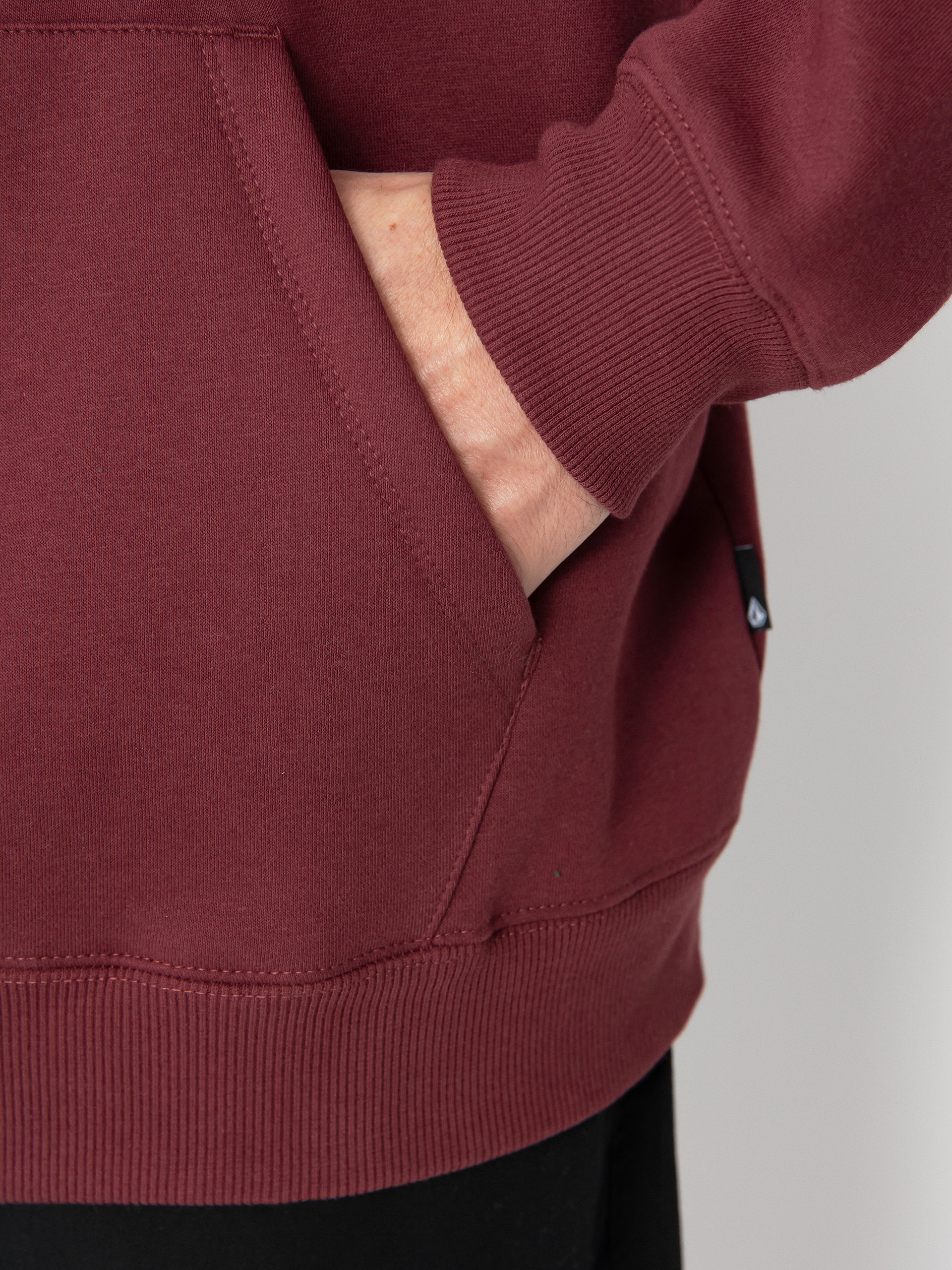 Mikina s kapucňou Volcom Lintell Classic HD (merlot)