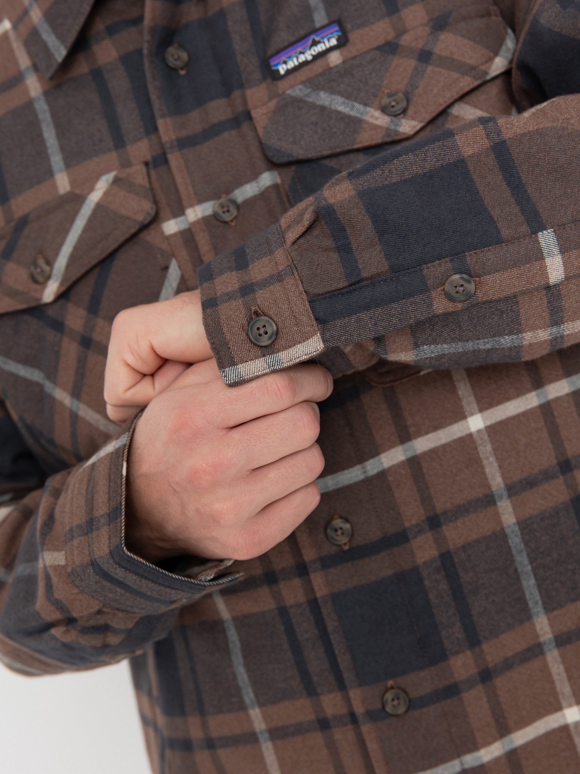 Košeľa Patagonia LW Insulated Fjord Flannel (outdoor molasses brown)