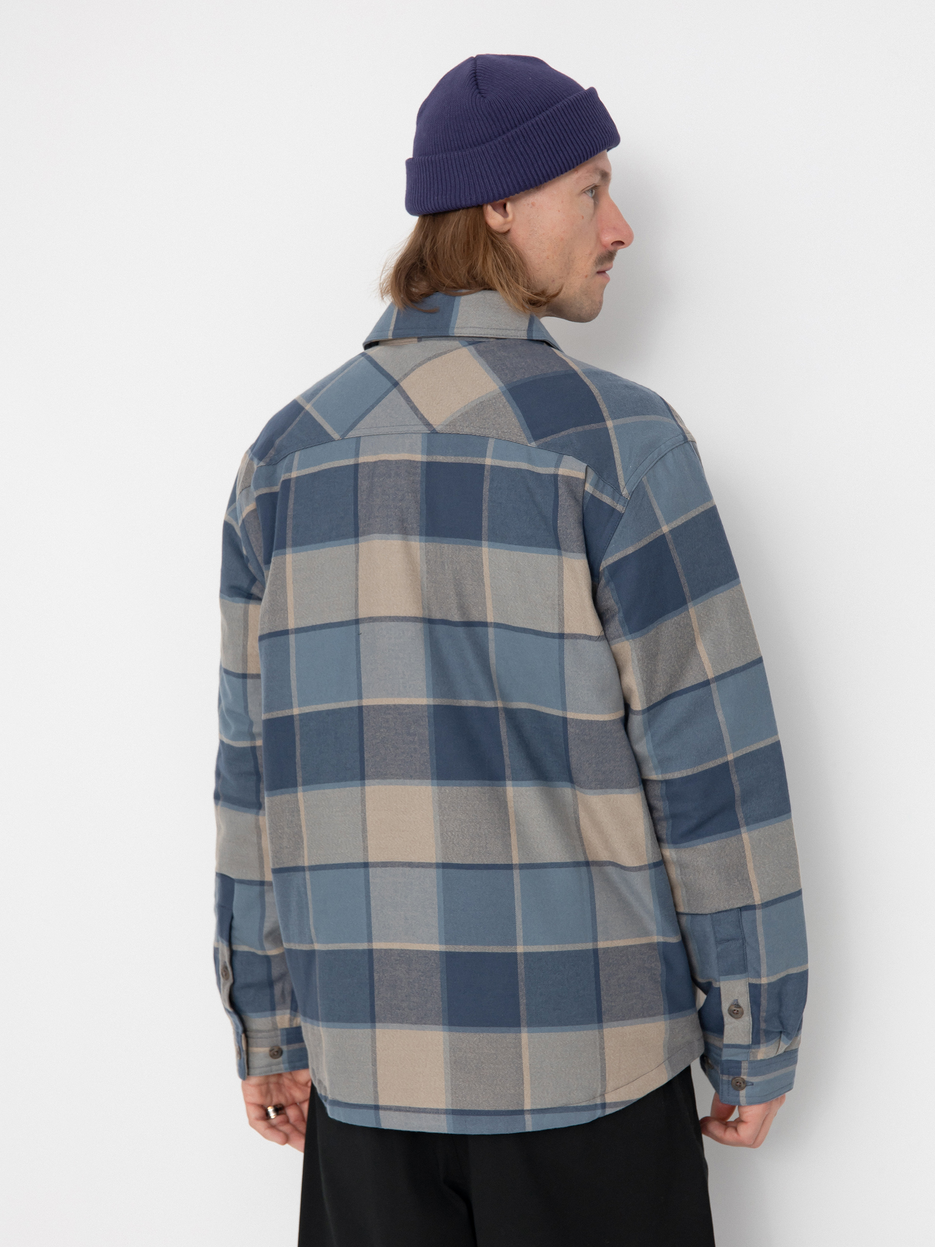 Košeľa Patagonia LW Insulated Fjord Flannel (william smolder blue)