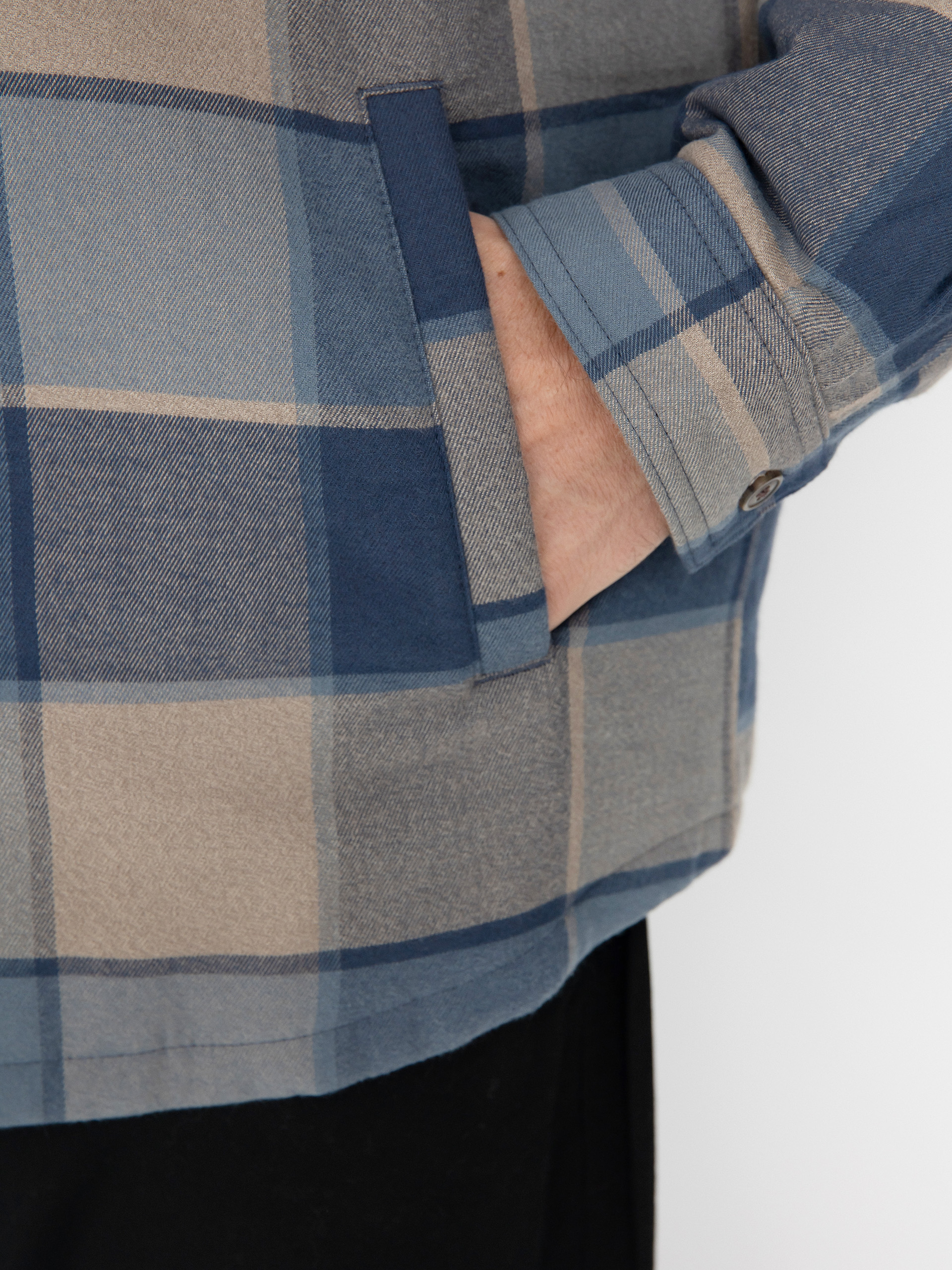 Košeľa Patagonia LW Insulated Fjord Flannel (william smolder blue)