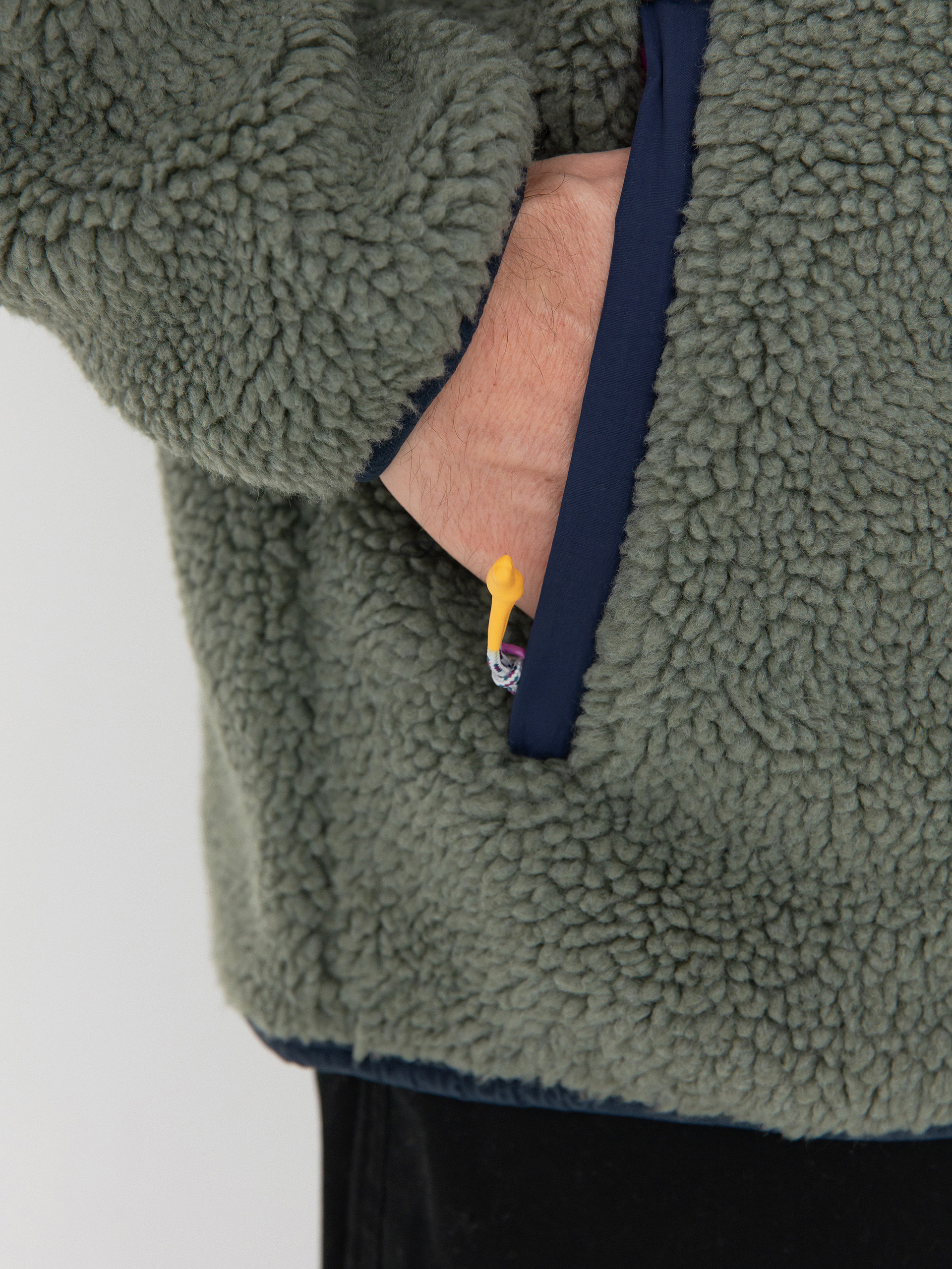 Pánsky Flísová mikina Picture Quilchena (green spray dark blue)