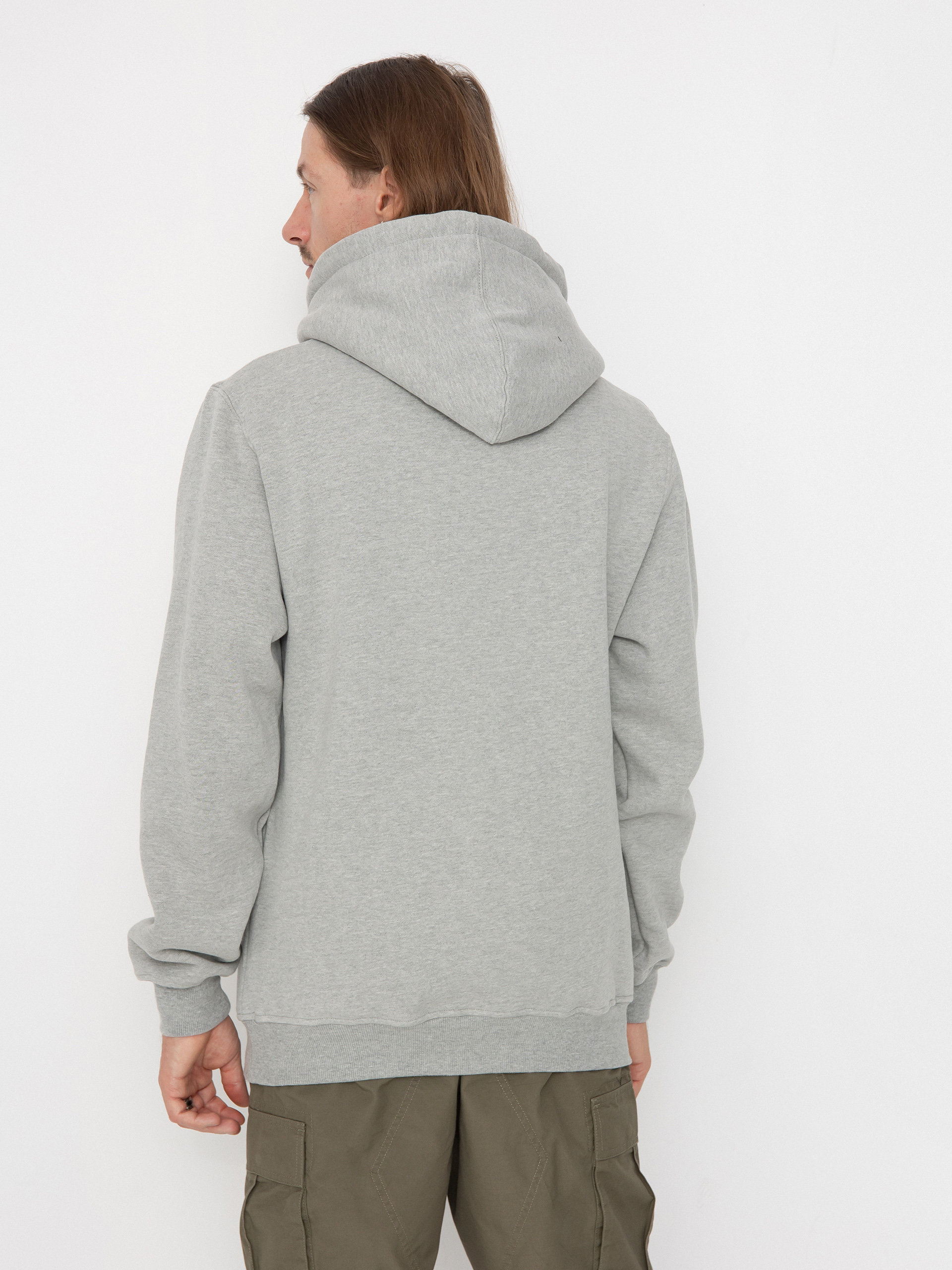 Mikina s kapucňou MassDnm Patch HD (lt heather grey)