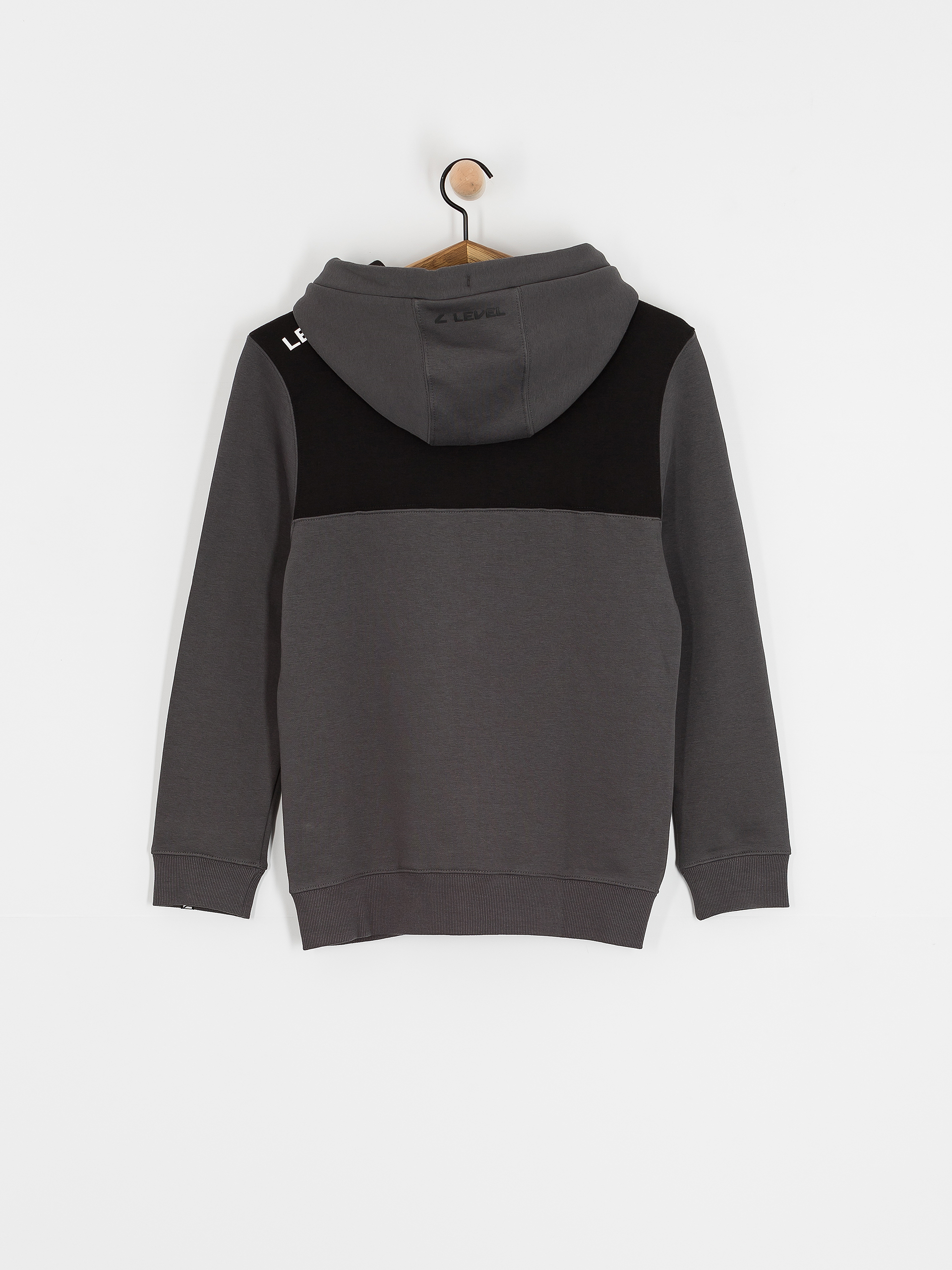 Mikina Level Hoodie Level Logo (anthracite)