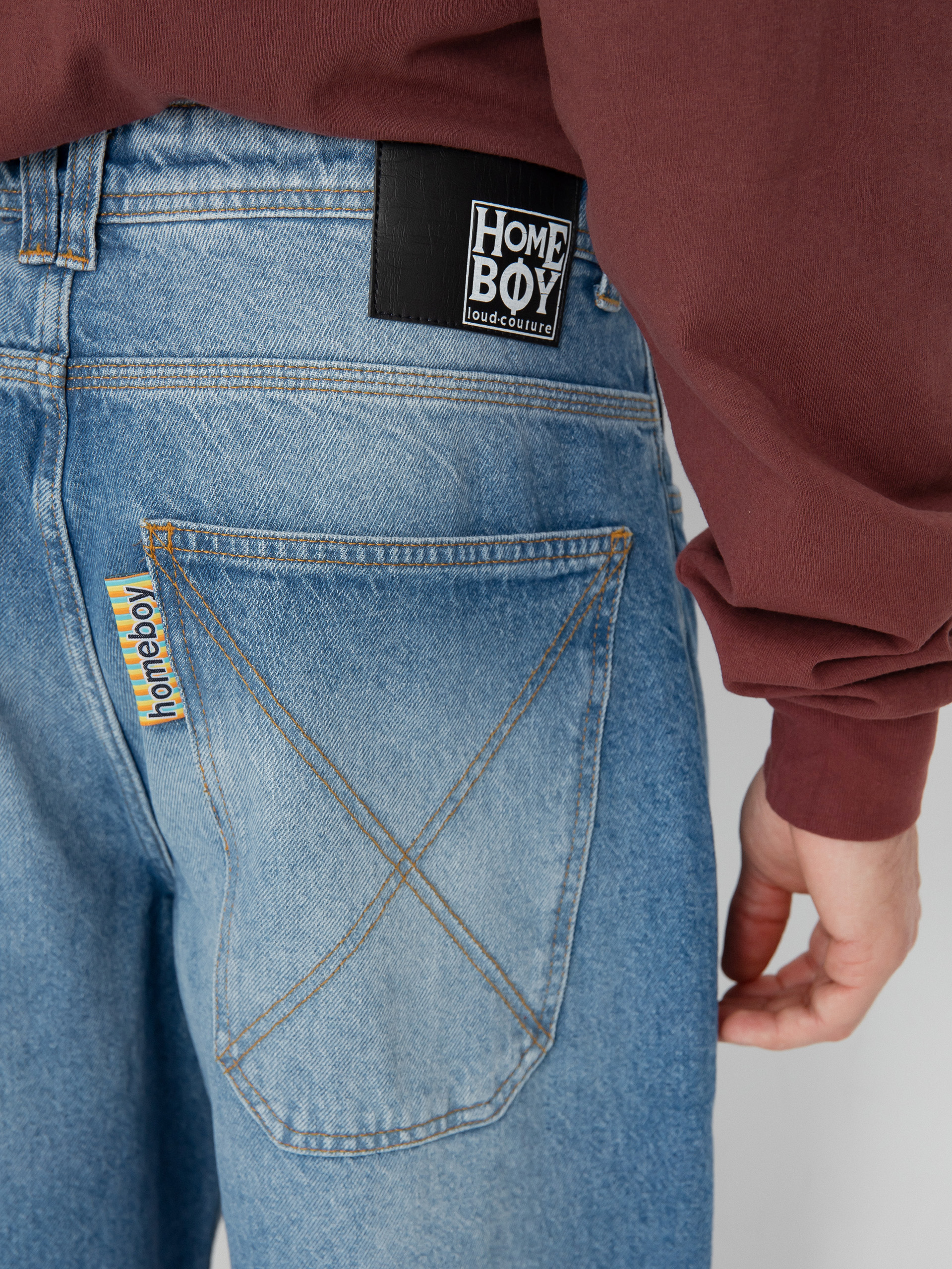 Nohavice Homeboy X Tra Monster Denim (vintage blue)