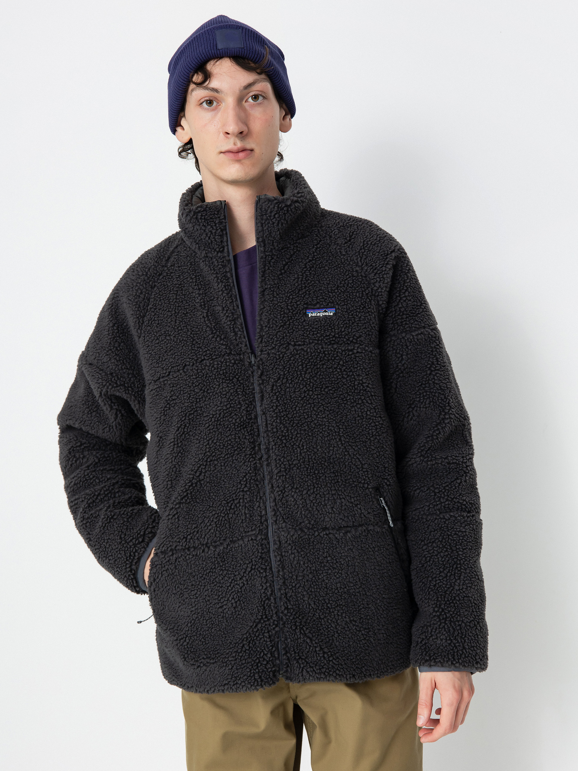 Bunda Patagonia Reversible Silent Down (forge grey)