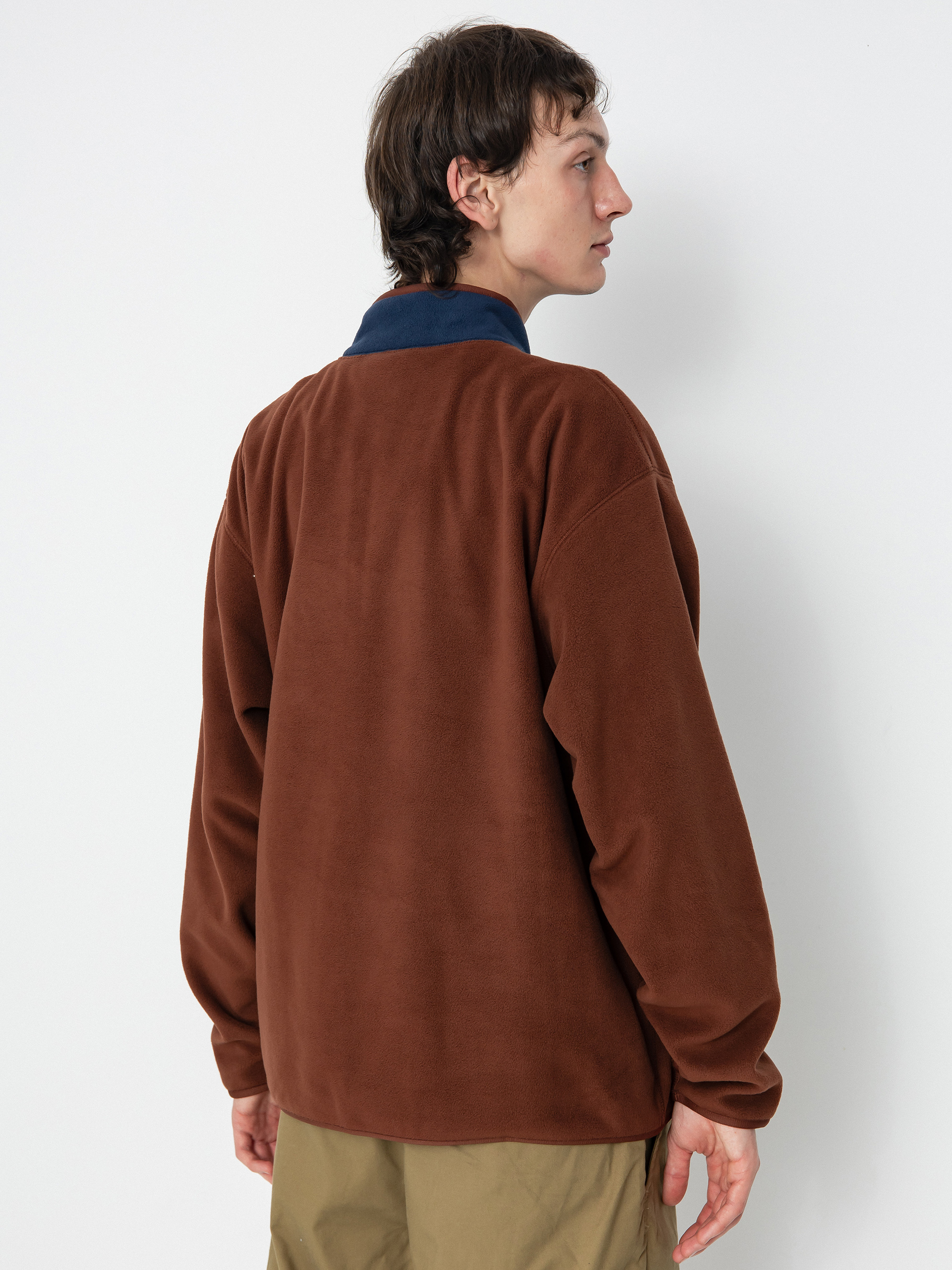 Pánsky Flísová mikina New Balance Fleece 1/2 Zip (richoak)