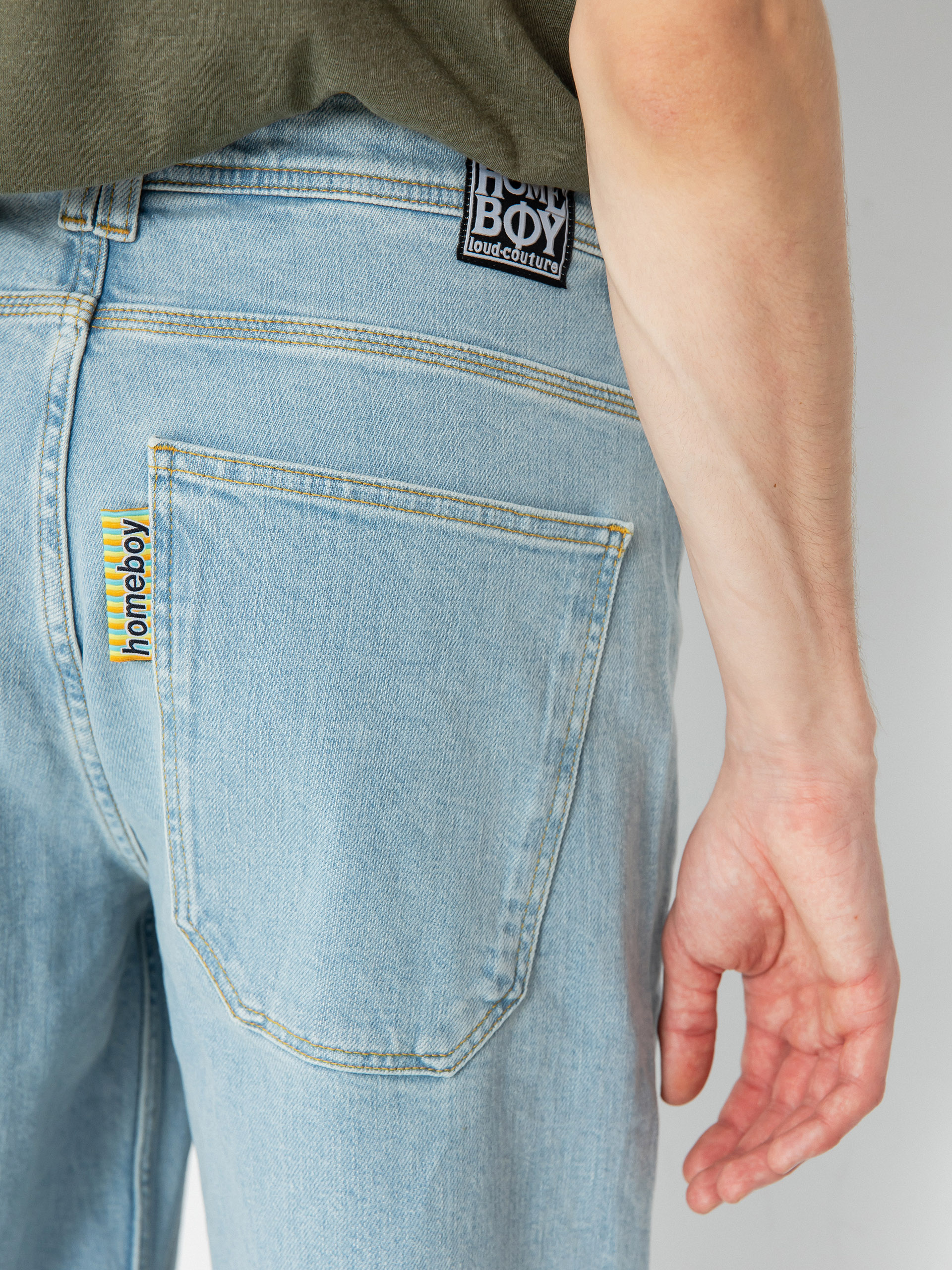 Nohavice Homeboy X Tra Monster Pencil Denim (moon)
