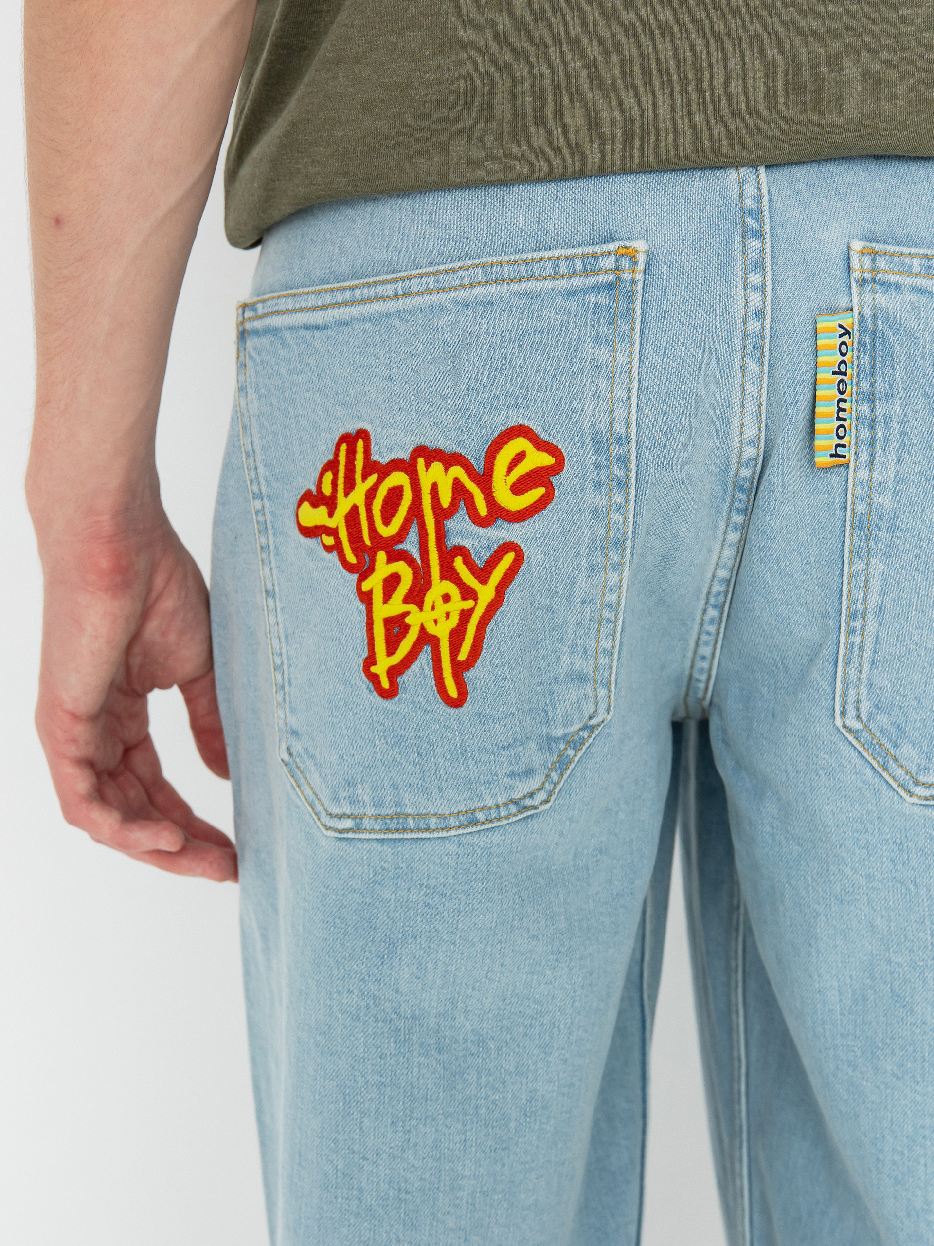 Nohavice Homeboy X Tra Monster Pencil Denim (moon)