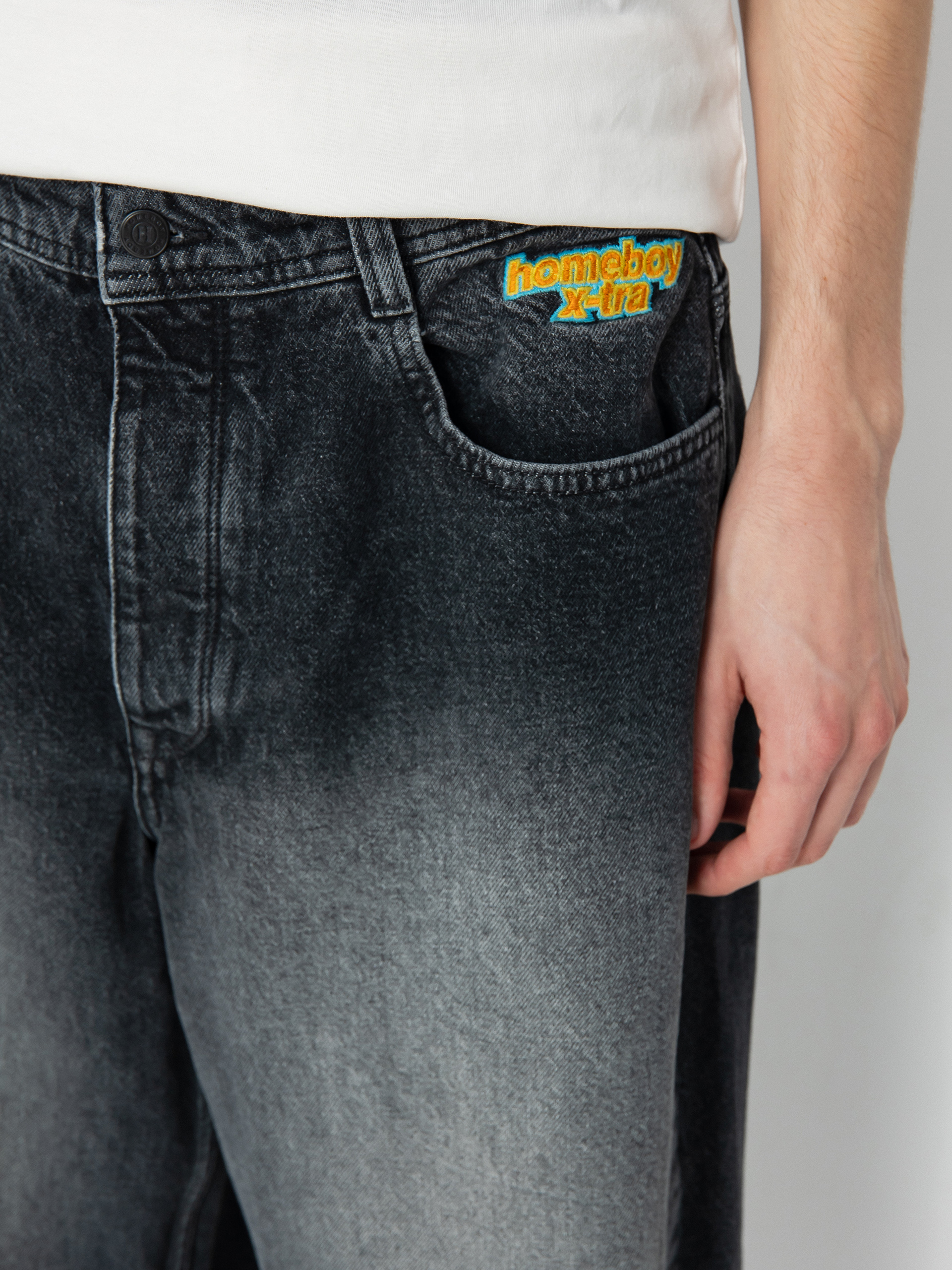 Nohavice Homeboy X Tra Monster Denim (vintage black)
