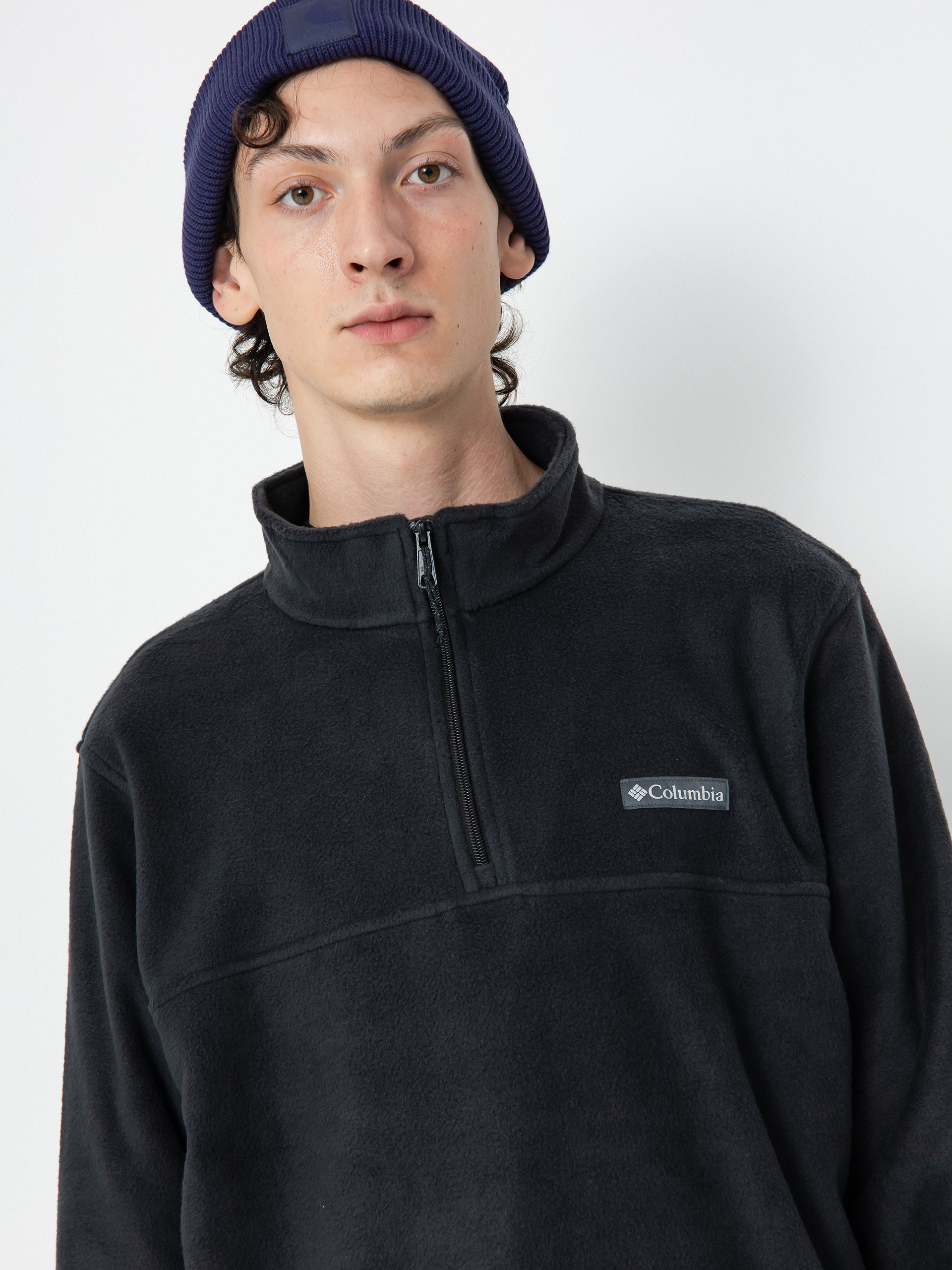 Pánsky Flísová mikina Columbia Steens Mountain Half Zip (black)