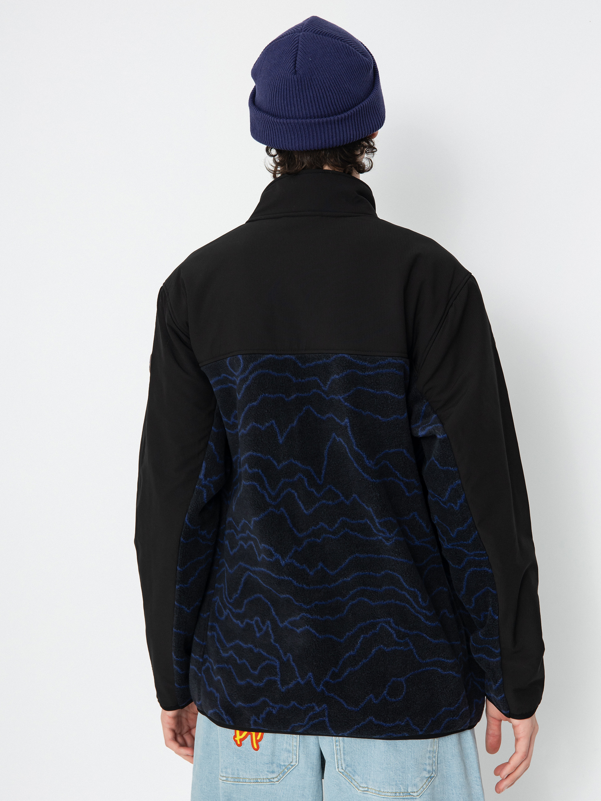 Pánsky Mikina Rip Curl Anti Series Search Zip Crew (black/berry)