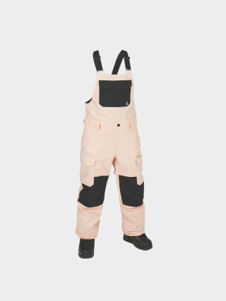 Snowboardové nohavice Volcom Creston 3D Stretch Bib Overall Wmn (coral haze)