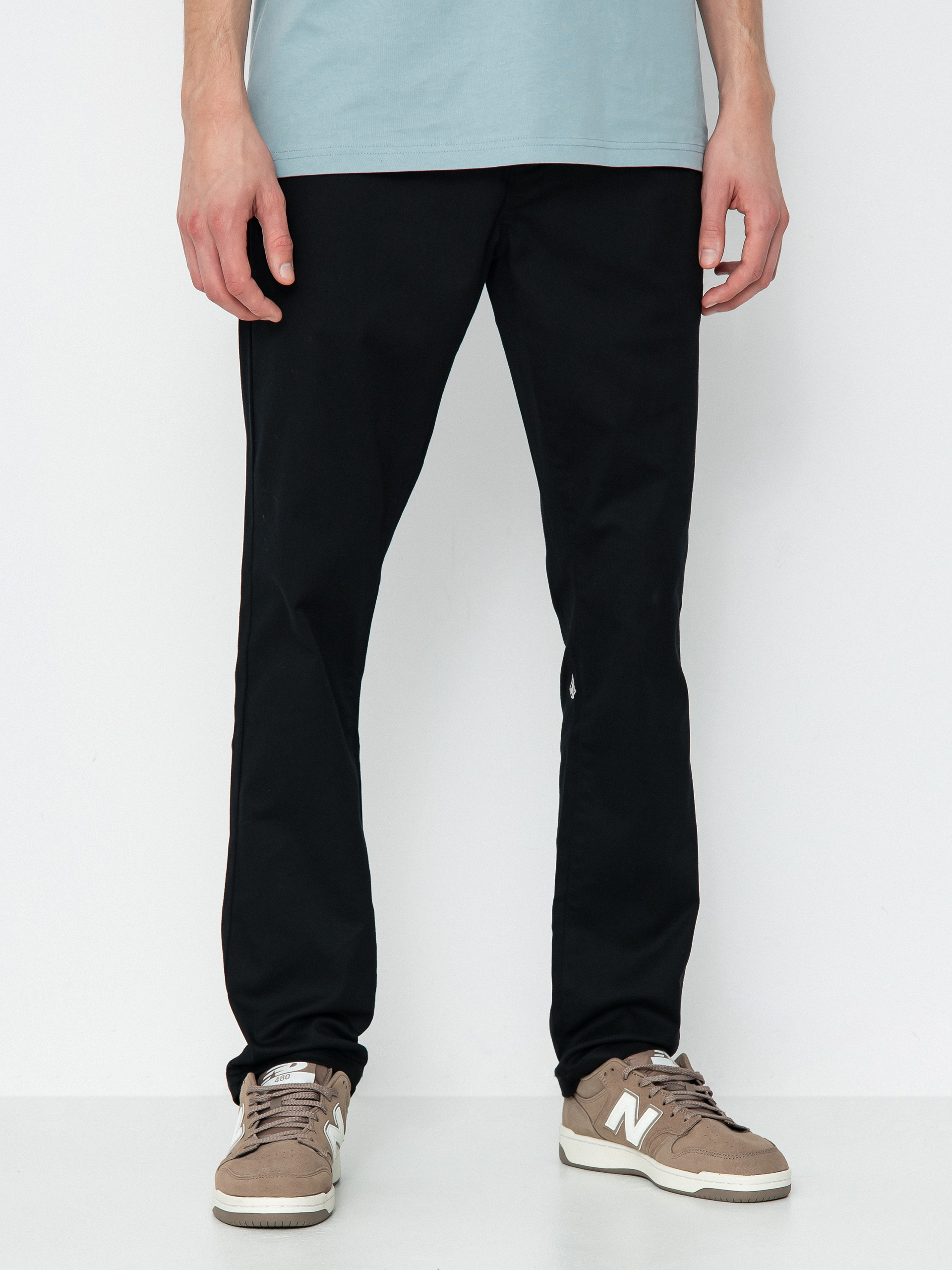 Nohavice Volcom Frickin Slim Stretch (black)