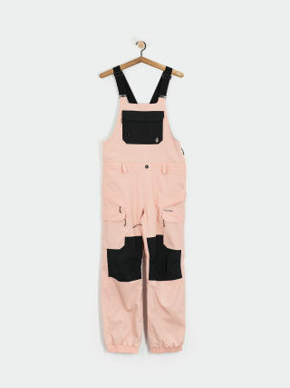 Snowboardové nohavice Volcom Creston 3D Stretch Bib Overall Wmn (coral haze)