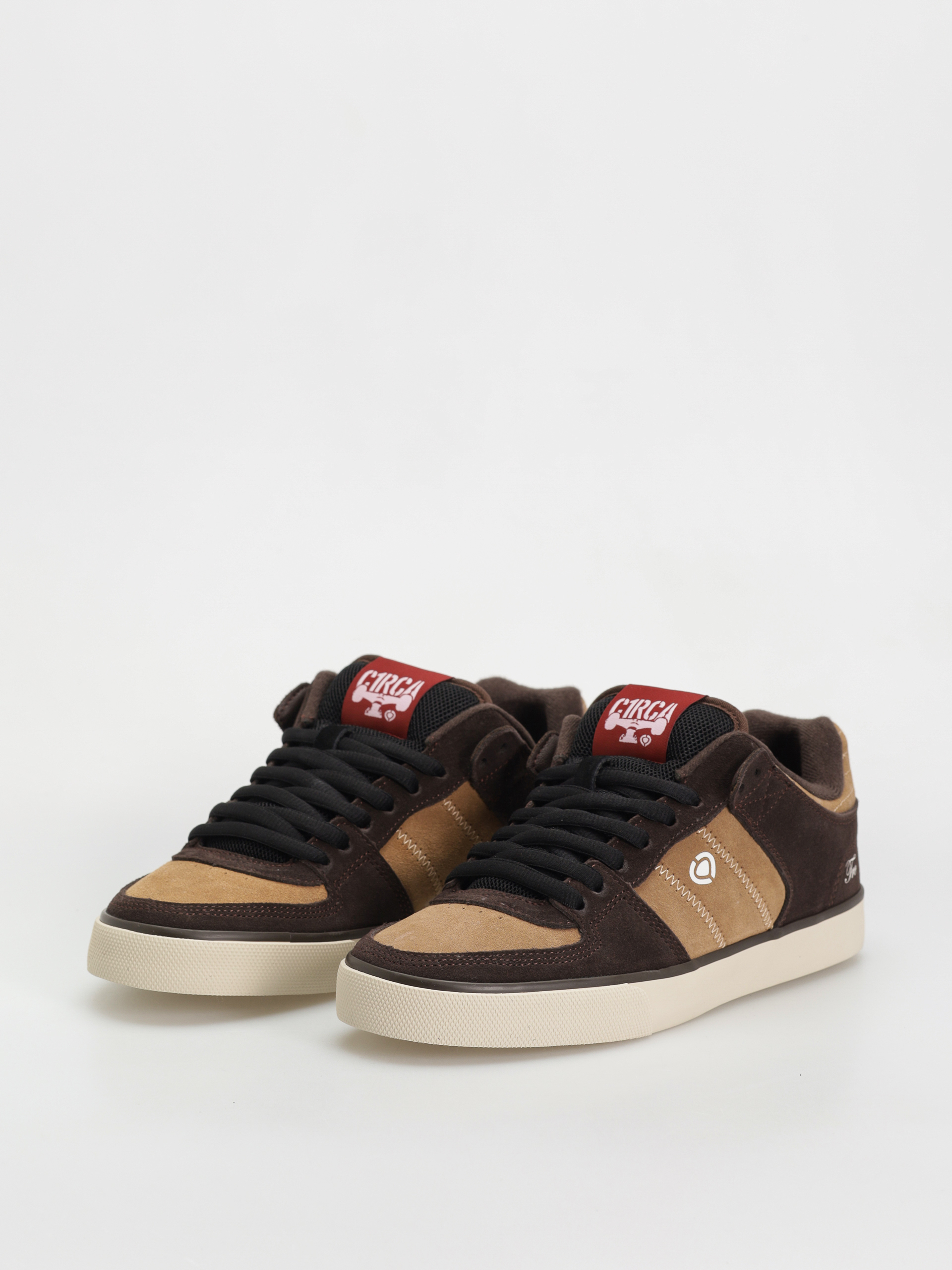 Topánky Circa Tre (tannin/black/red)