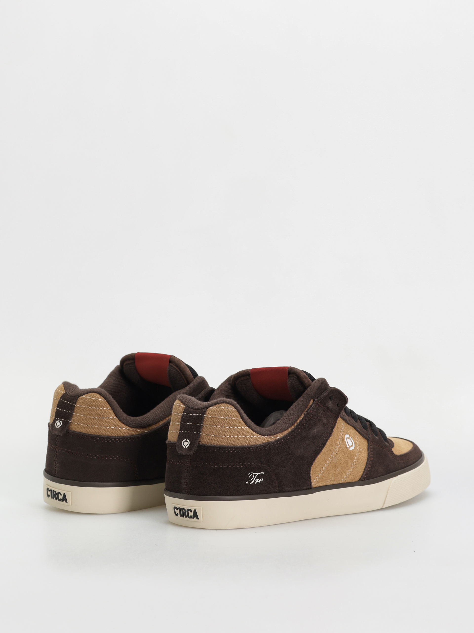 Topánky Circa Tre (tannin/black/red)