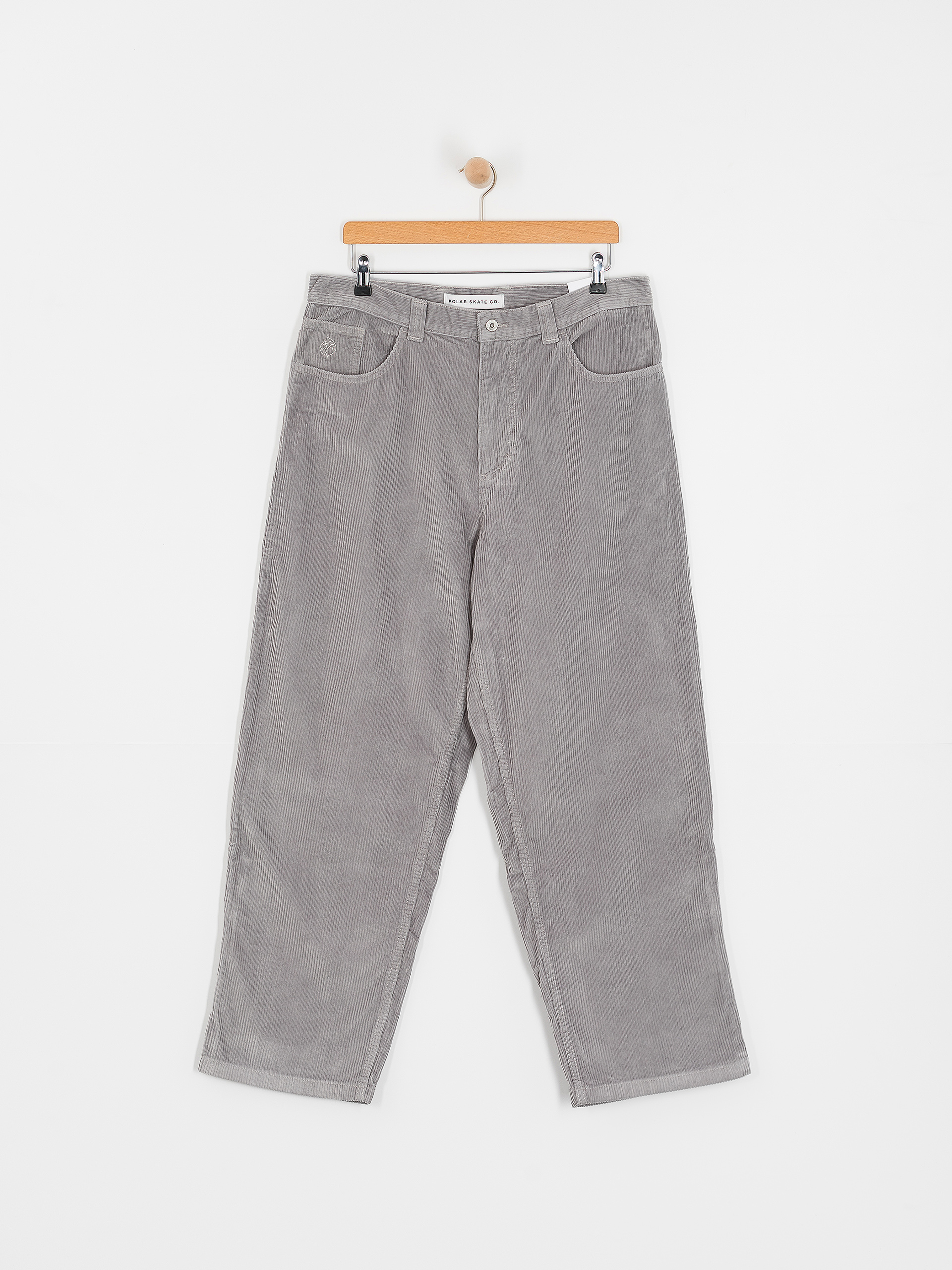 Nohavice Polar Skate Big Boy Cord (silver)