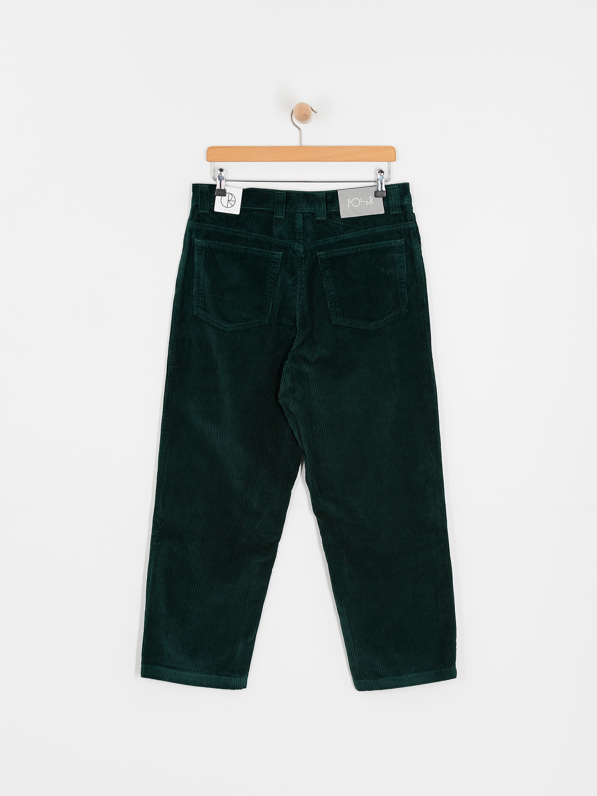 Nohavice Polar Skate 93! Cord (dark emerald)