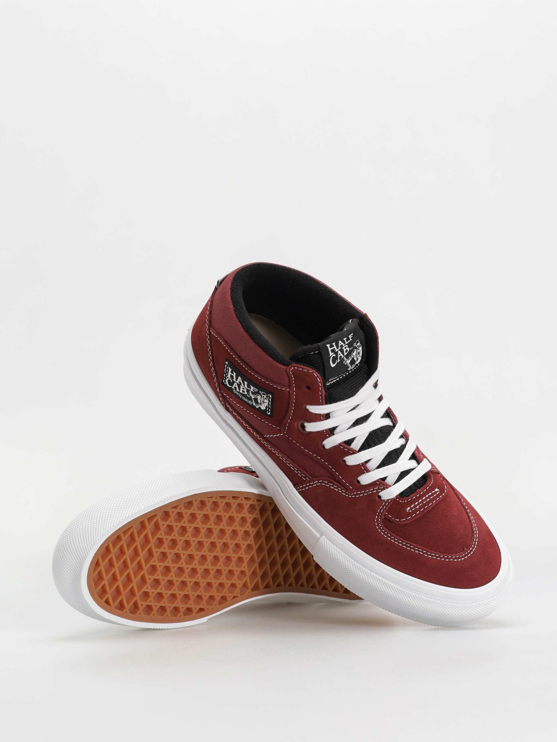 Topánky Vans Skate Half Cab (burgundy/white)