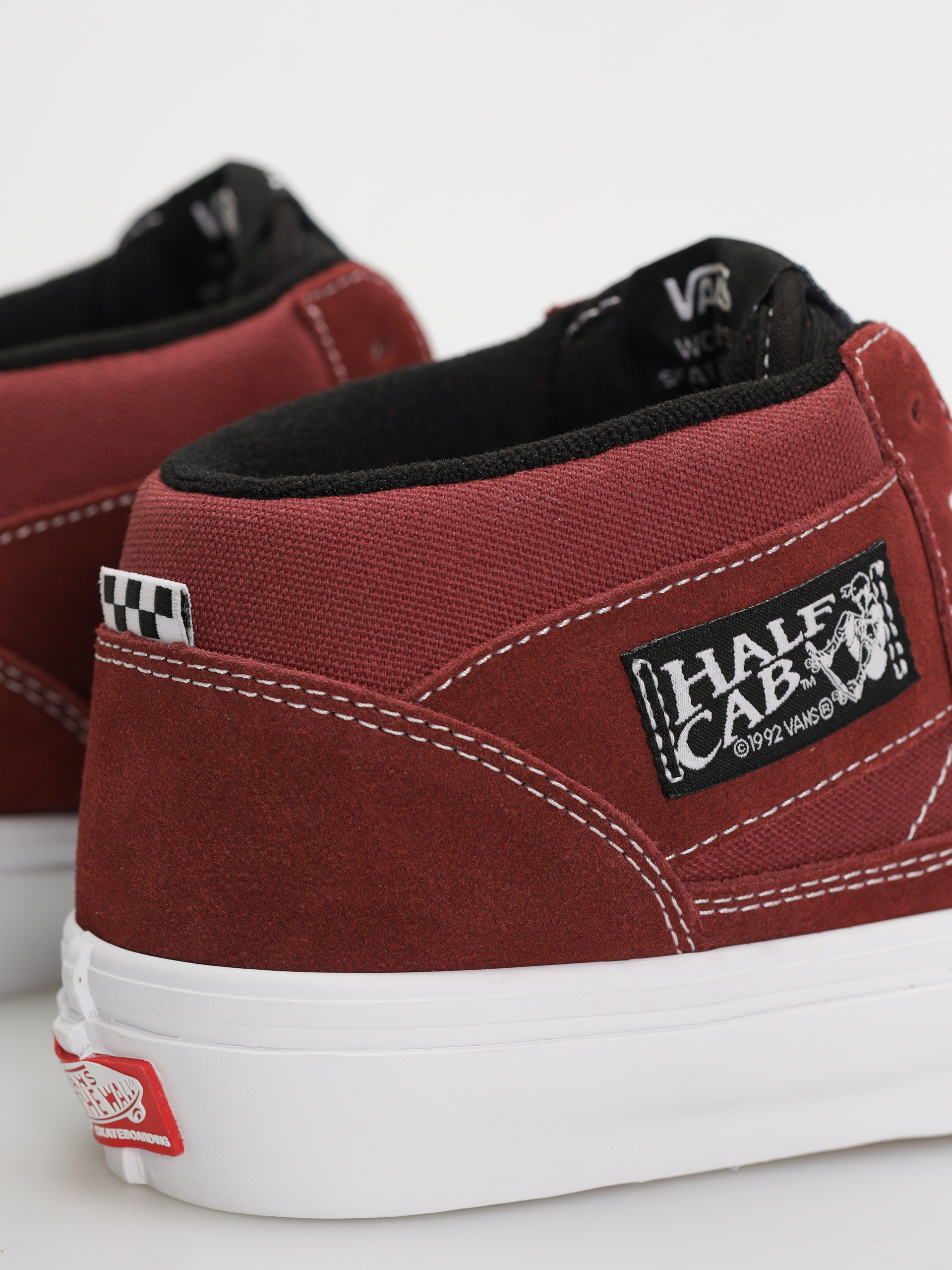 Topánky Vans Skate Half Cab (burgundy/white)
