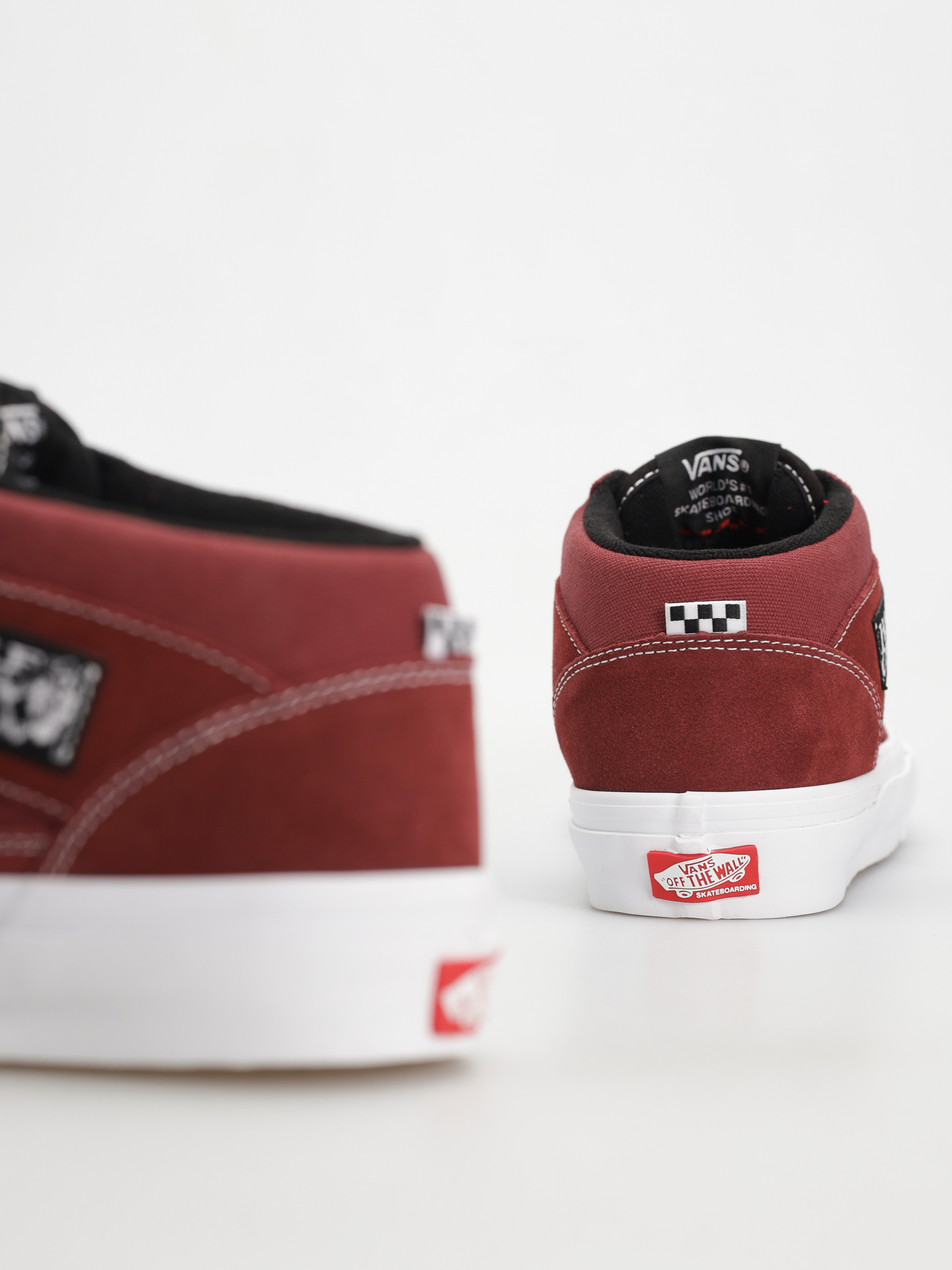 Topánky Vans Skate Half Cab (burgundy/white)