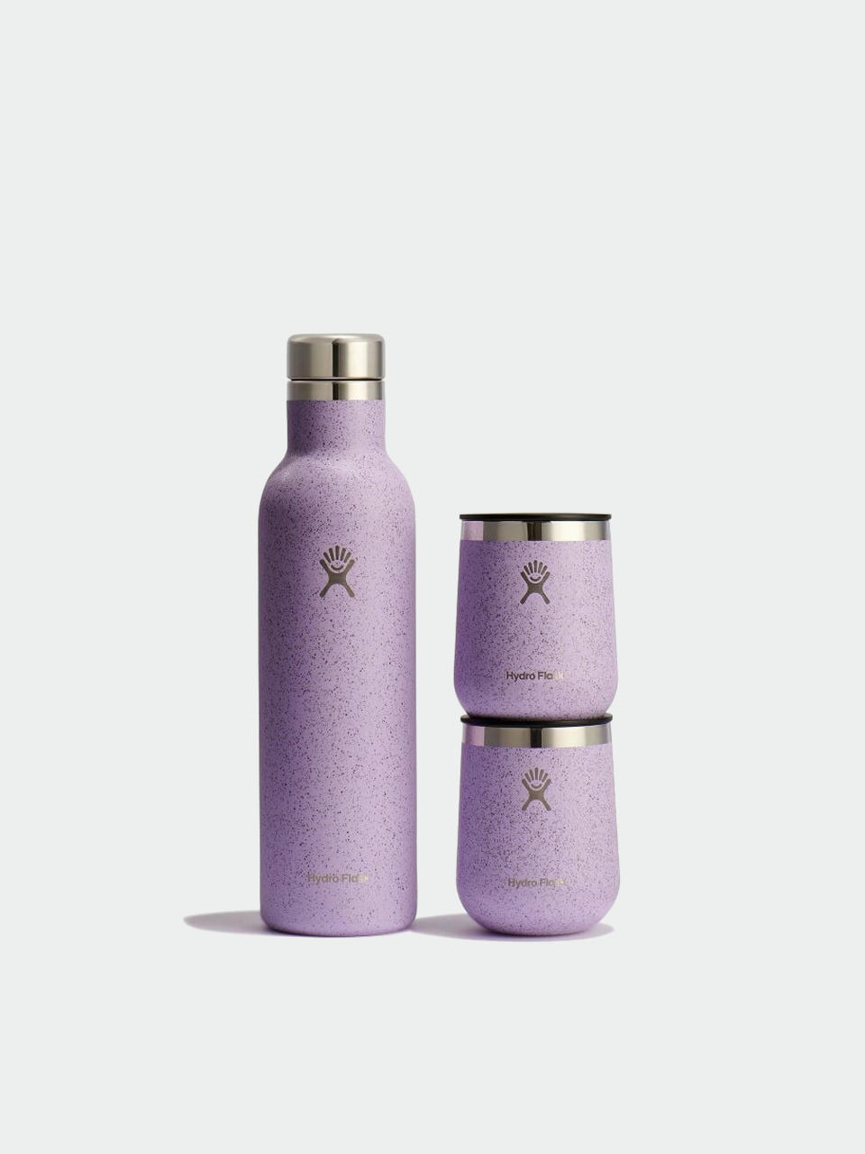 Fľaša Hydro Flask Wine Bottle H24 Bundle (lavender)