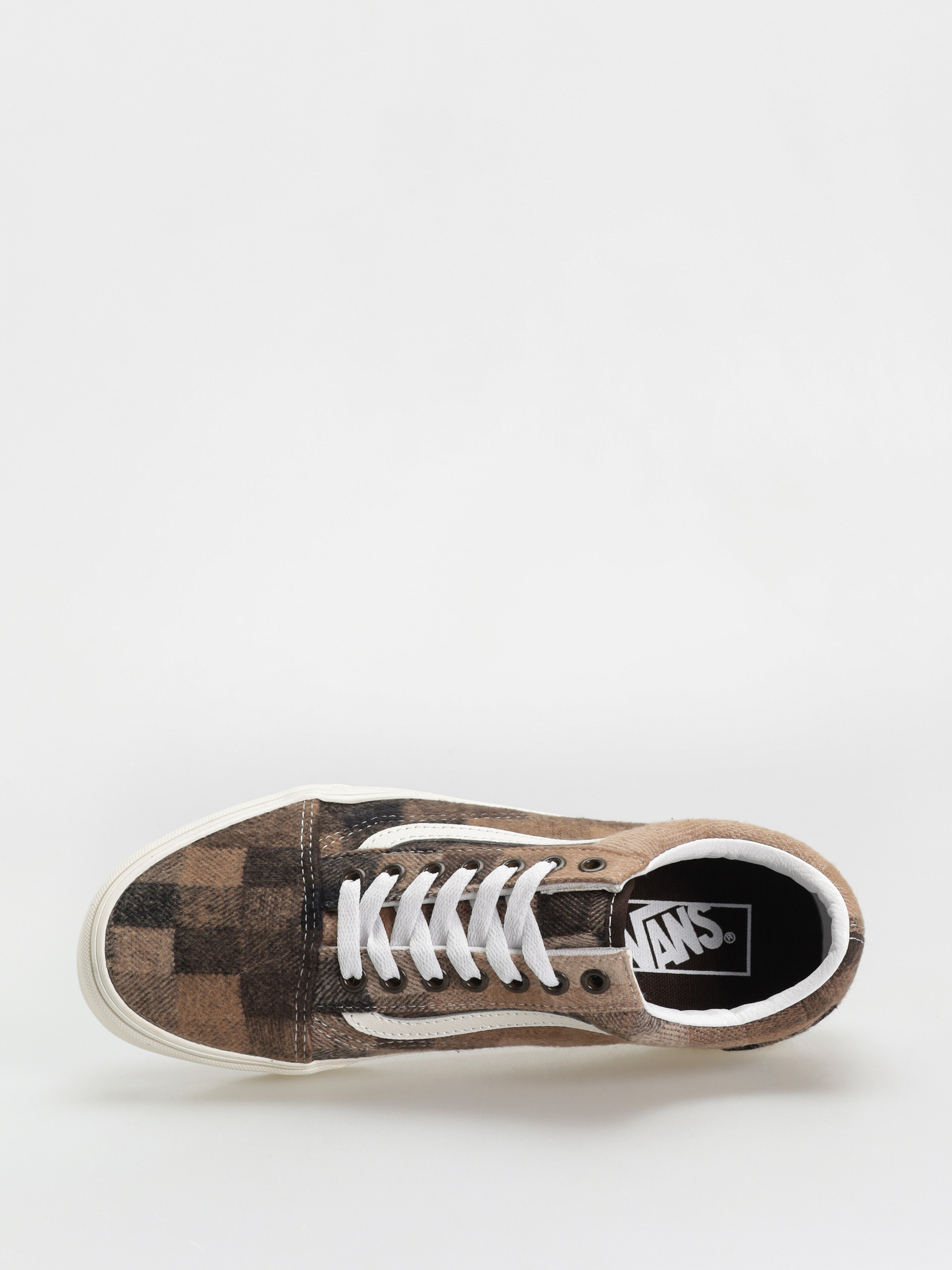 Topánky Vans Old Skool (sweater check brown)