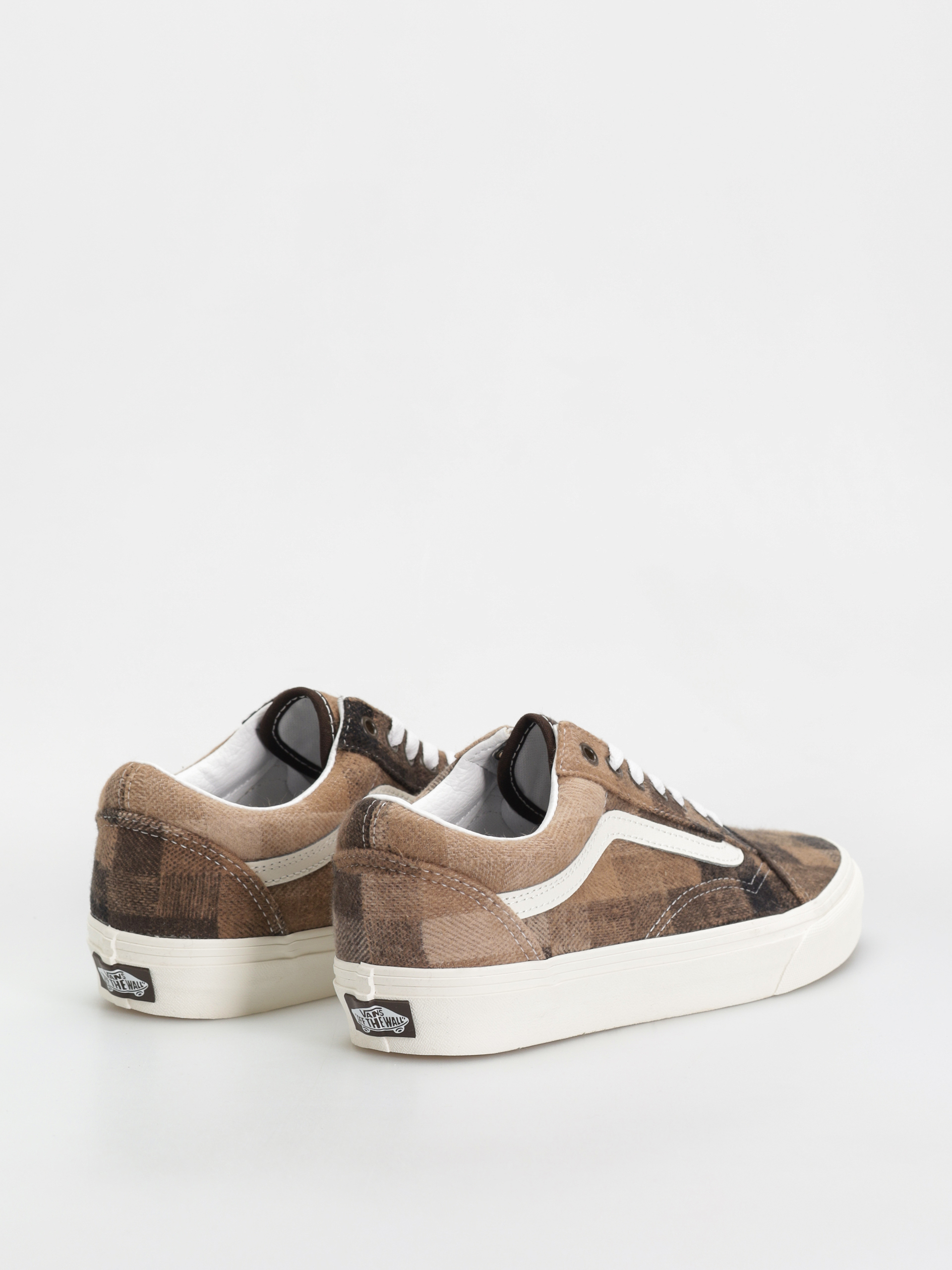 Topánky Vans Old Skool (sweater check brown)