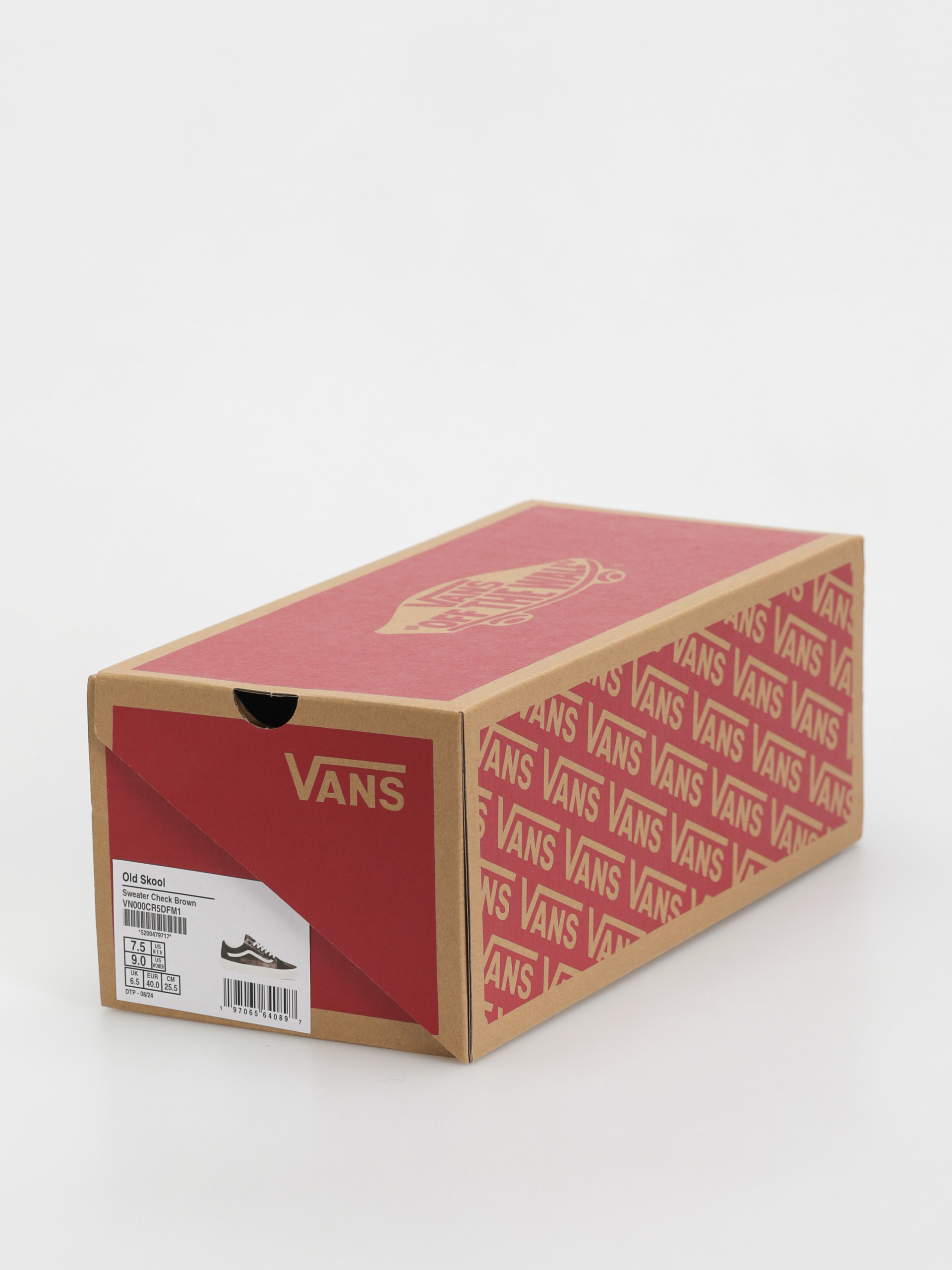 Topánky Vans Old Skool (sweater check brown)