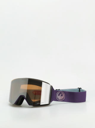 Snowboardové okuliare Dragon RVX MAG OTG (deepplum/lumalens silver ion+lumalens violet)