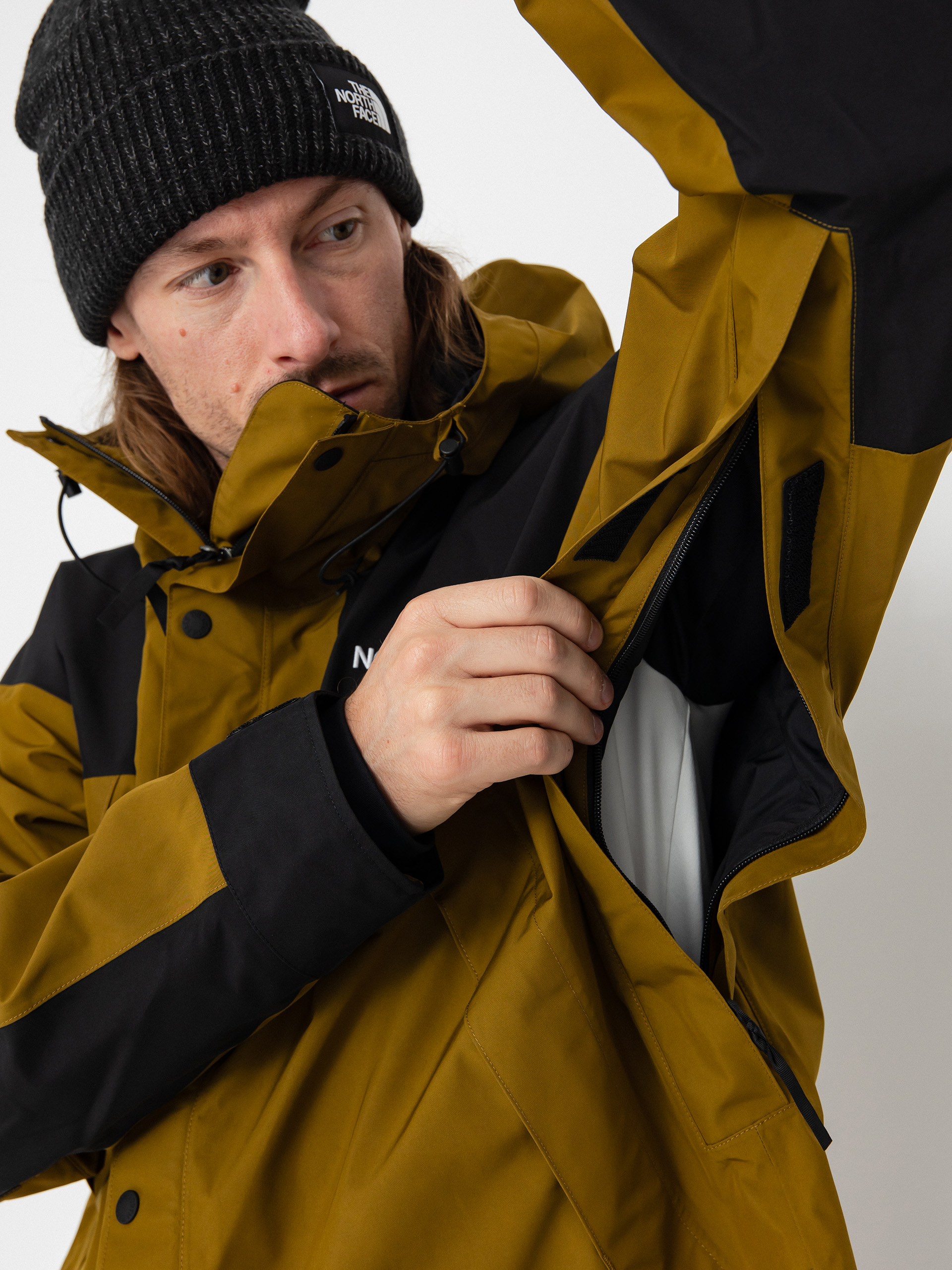 Bunda The North Face Gtx Mtn (moss green/tnf black)