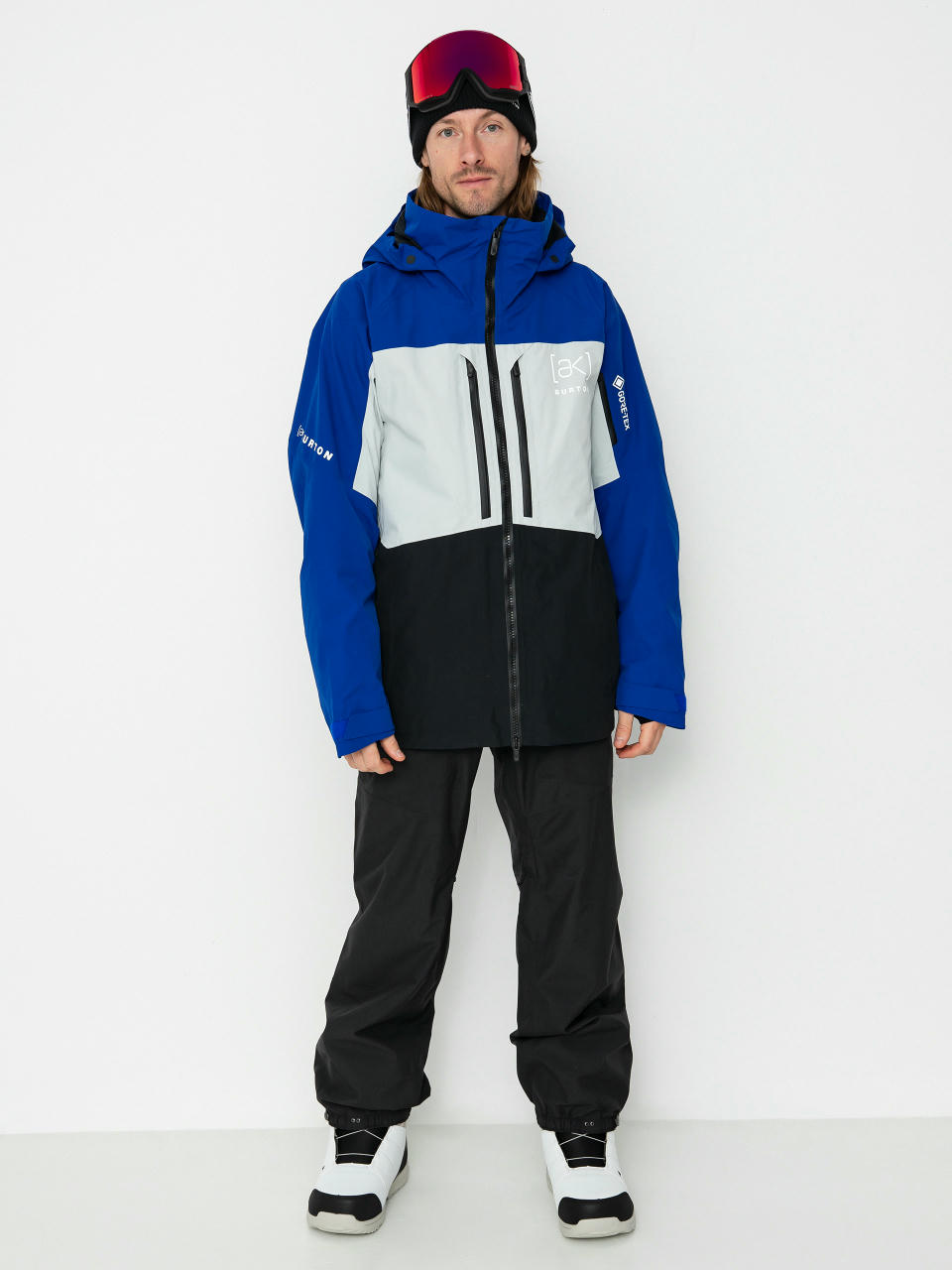 Pánska Snowboardová bunda Burton Ak Gore Tex Swash (jake blue/gray cloud/true black)