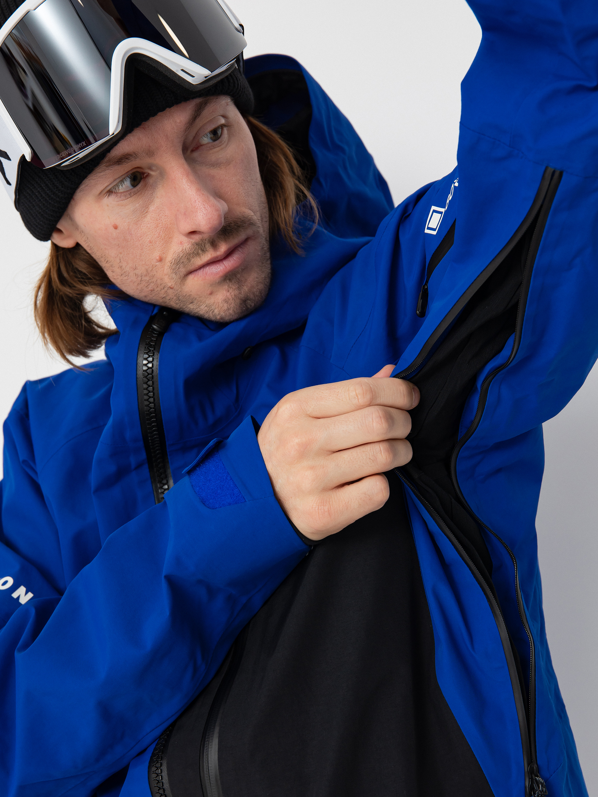 Pánska Snowboardová bunda Burton Ak Gore Tex Cyclic (jake blue/true black)