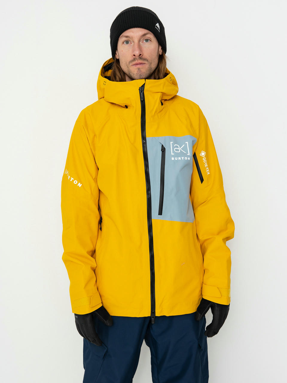 Pánska Snowboardová bunda Burton Ak Gore Tex Cyclic (goldenrod/dusty blue)