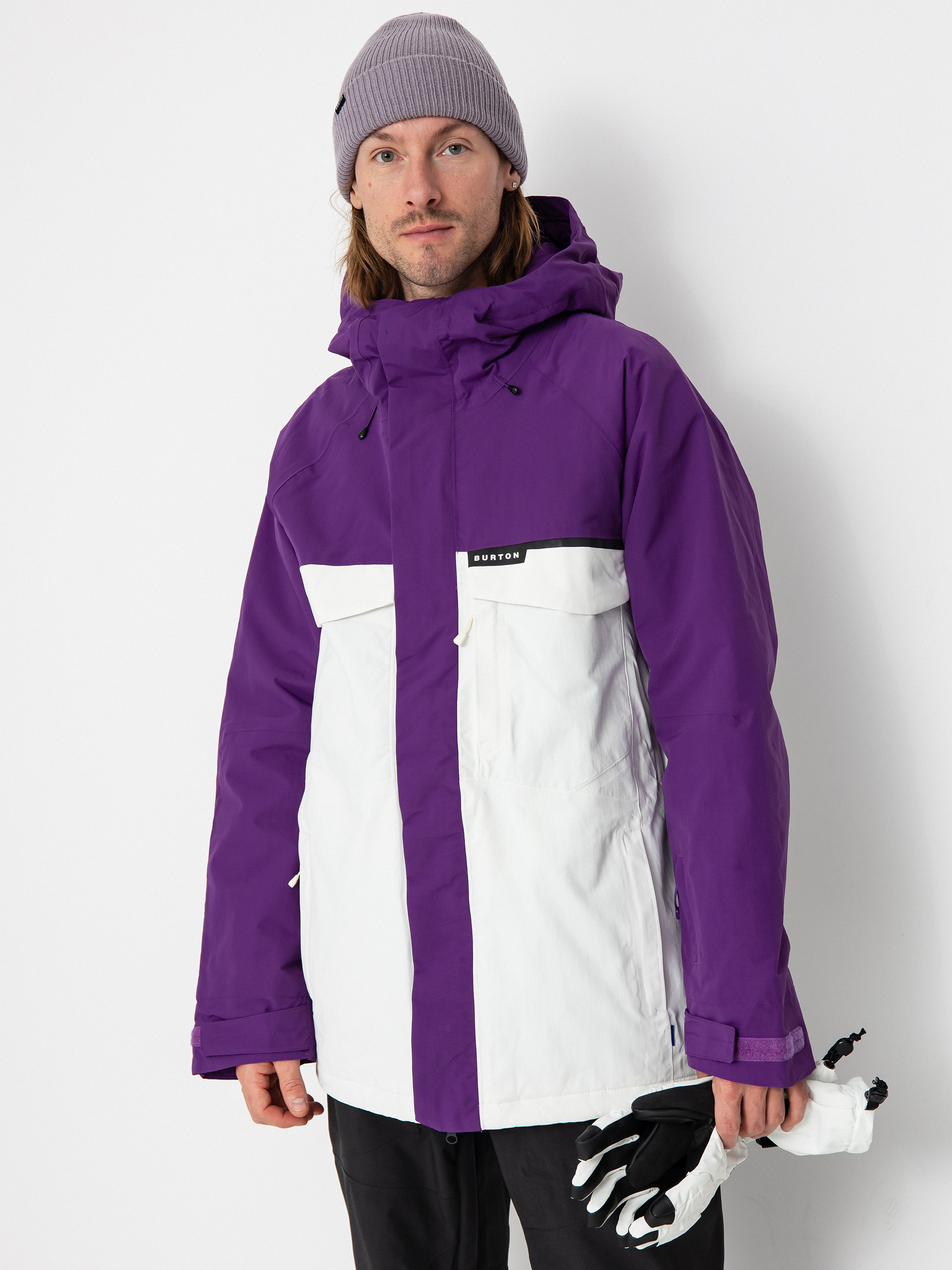 Pánska Snowboardová bunda Burton Covert 2.0 (imperial purple/stout white)