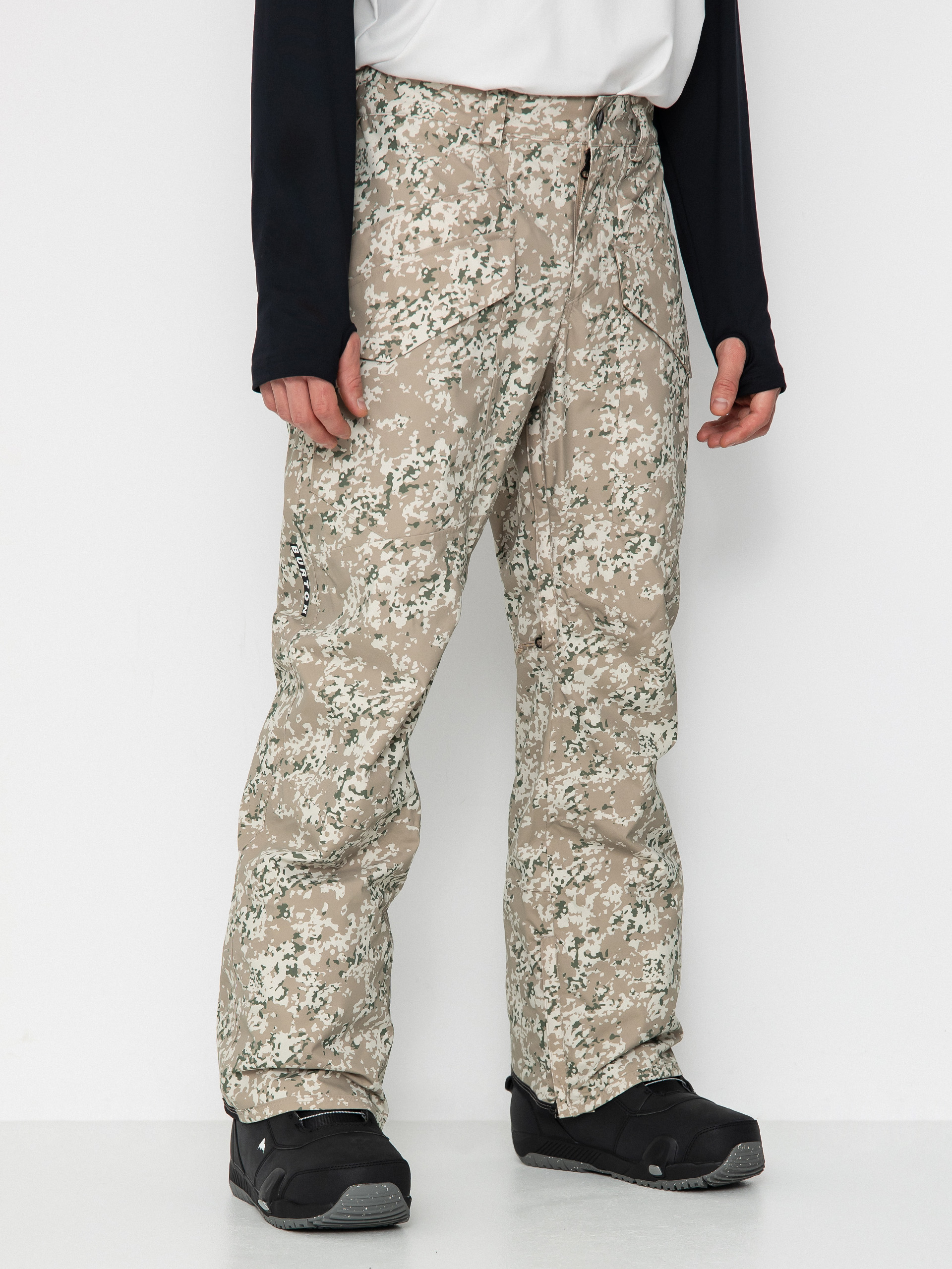 Pánske Snowboardové nohavice Burton Covert 2.0 (snowfall camo)