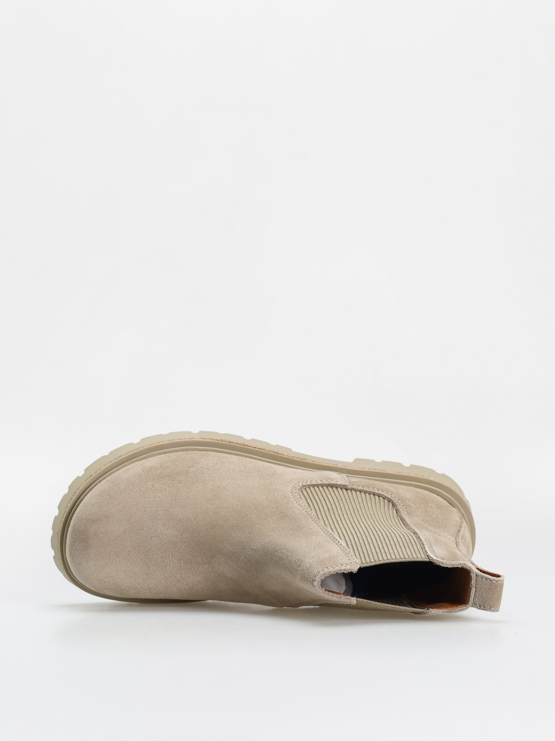 Topánky Birkenstock Highwood Slip On Women Suede Leather Narrow Wmn (taupe)