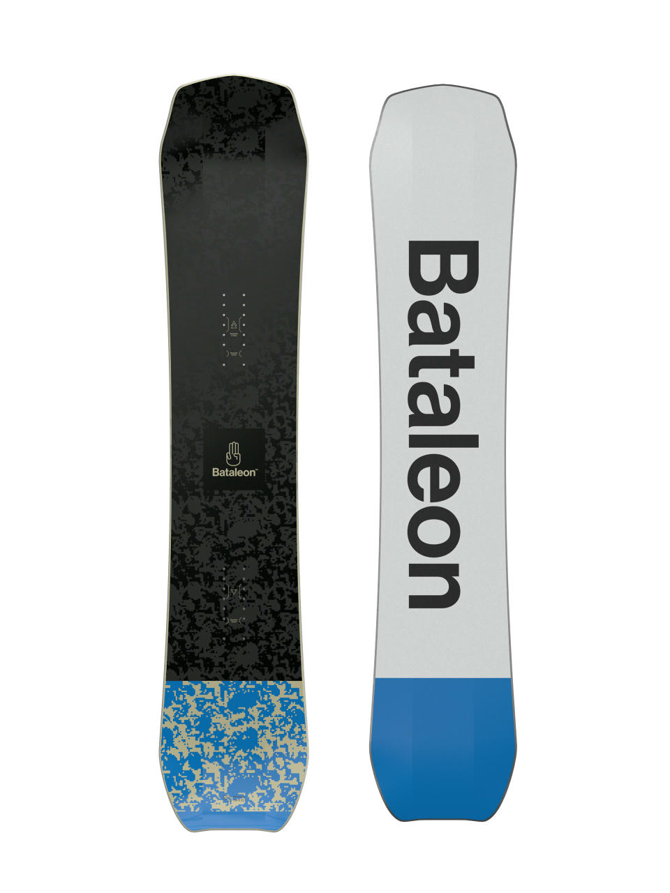 Pánska Snowboard Bataleon Whatever (white/black/blue)