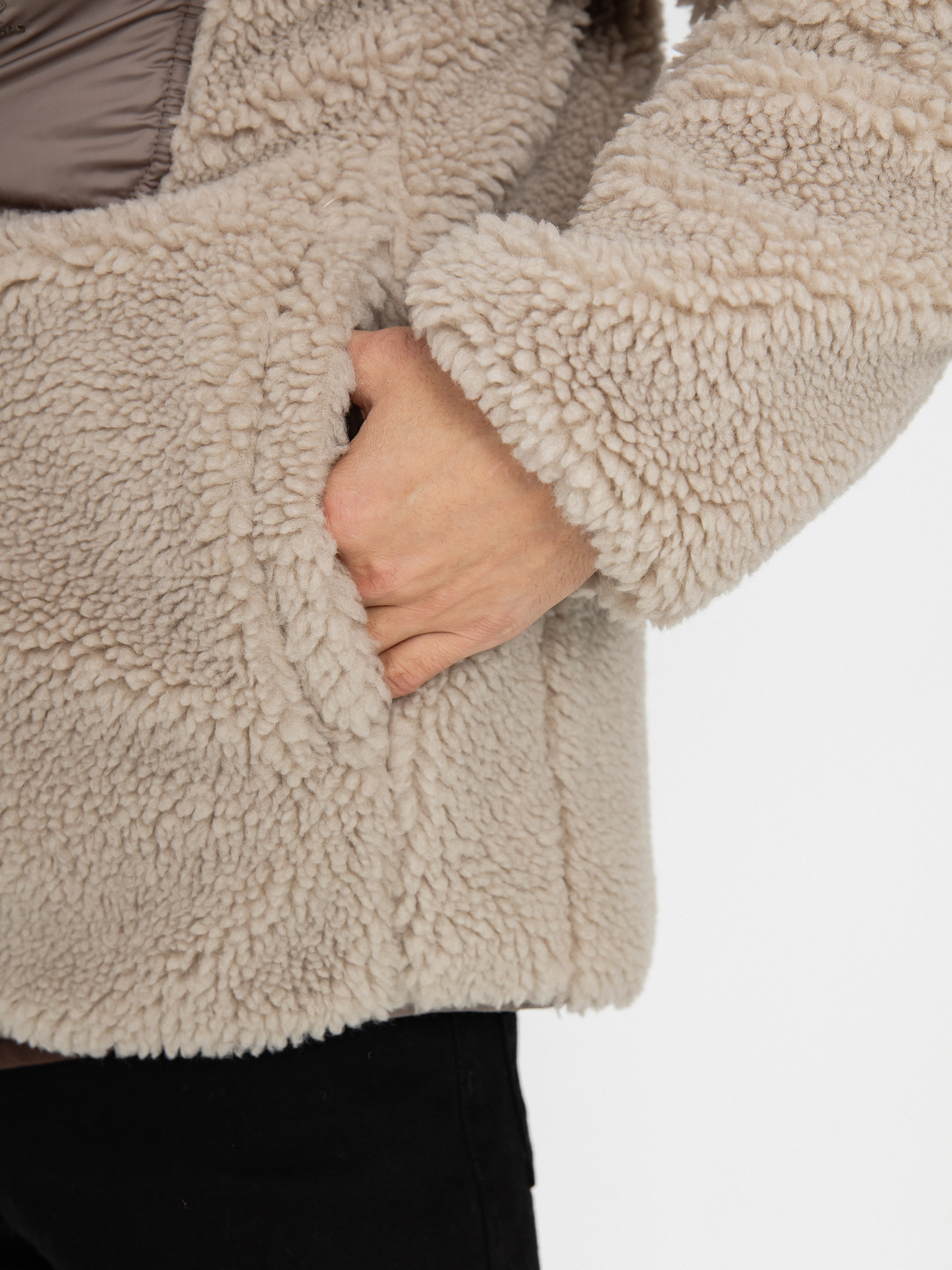 Bunda Converse Reversible Sherpa (classic taupe / truffle)