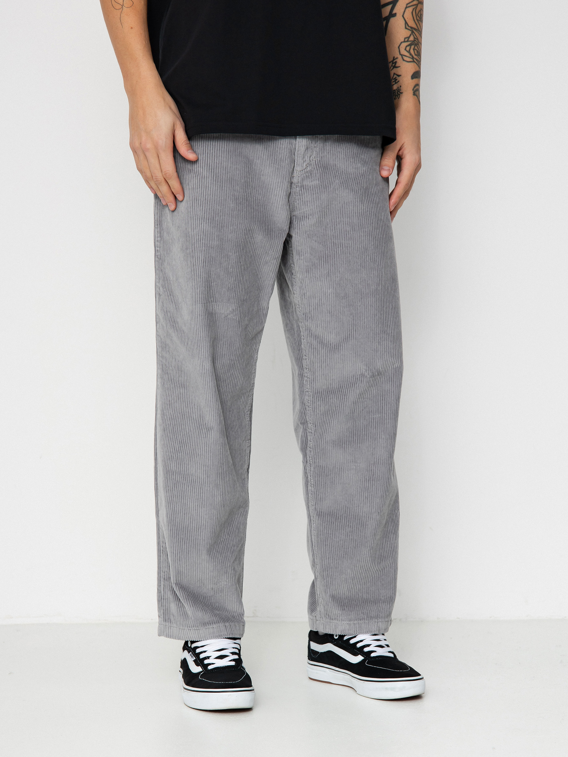 Nohavice Polar Skate 93! Cord (silver)