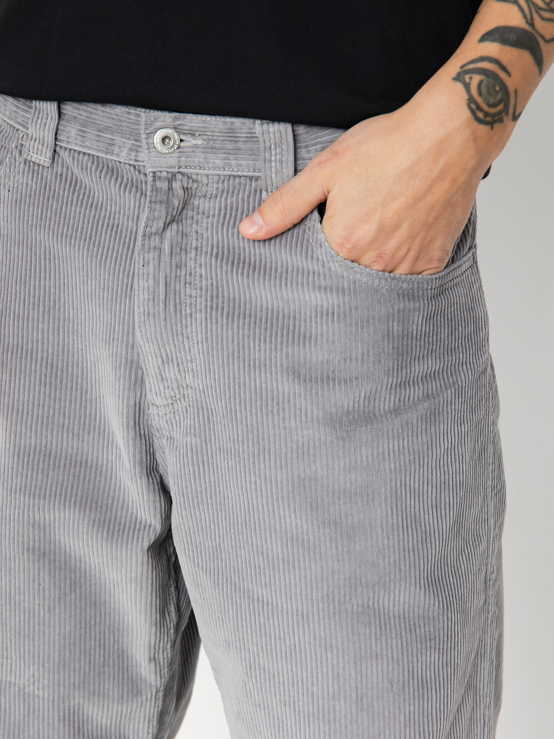 Nohavice Polar Skate 93! Cord (silver)