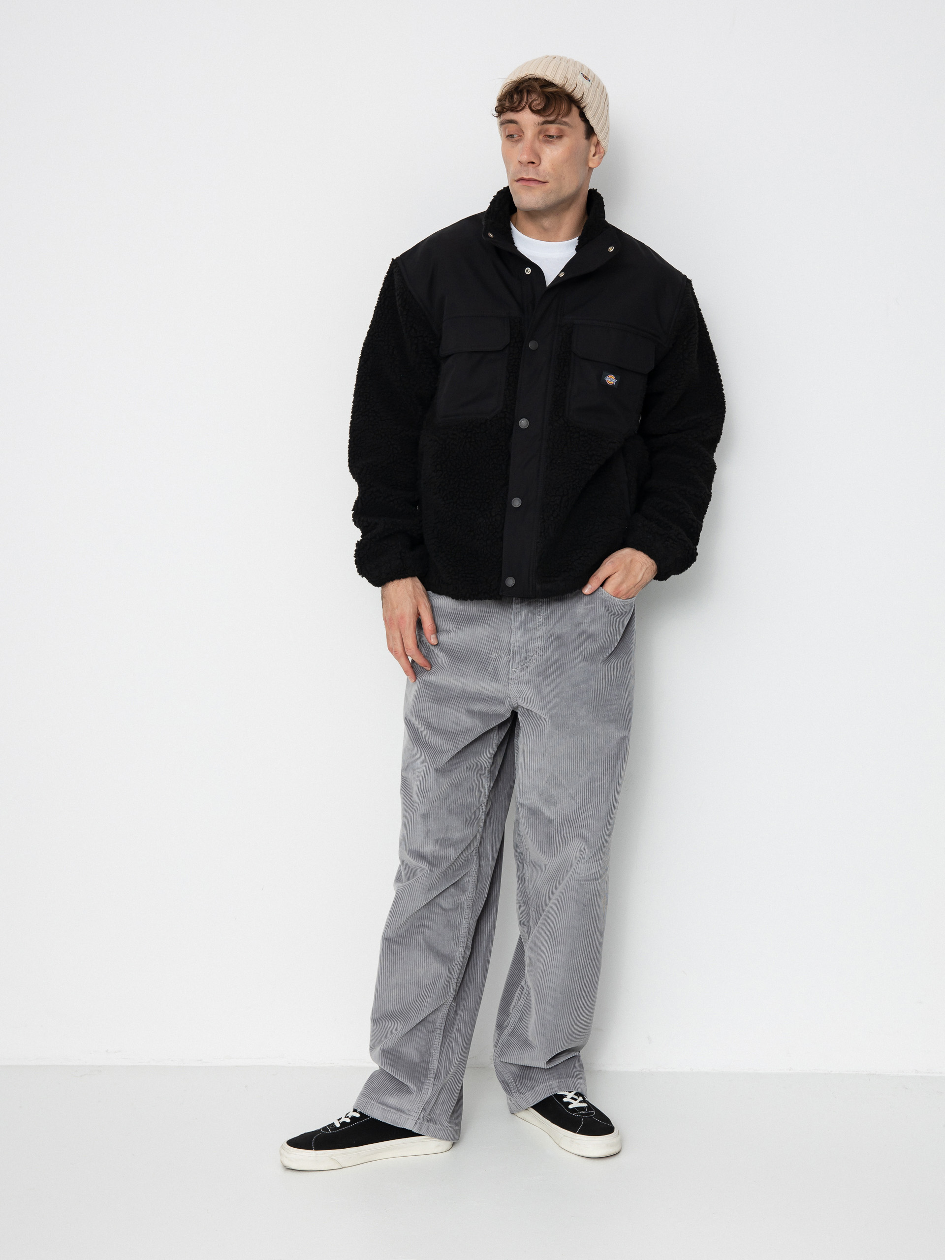 Flu00edsovu00e1 mikina Dickies Pinesdale (black)