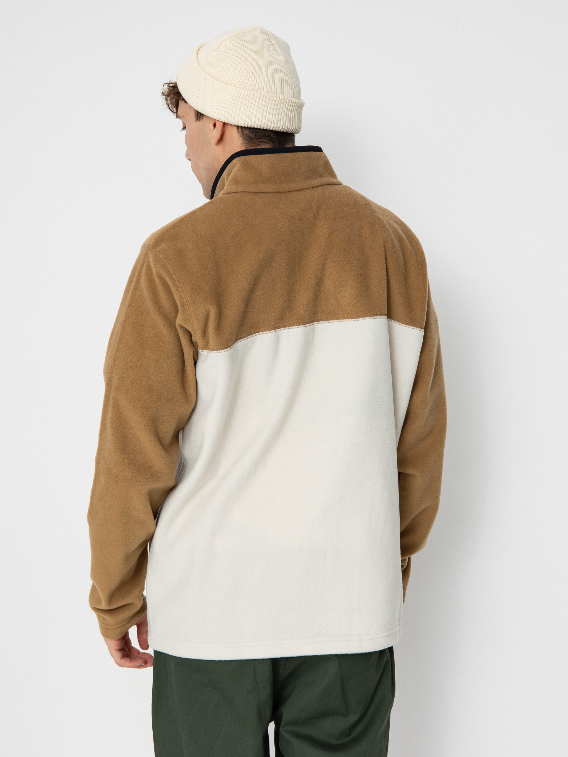 Pánsky Flísová mikina Columbia Steens Mountain Half Snap II (dark stone del)